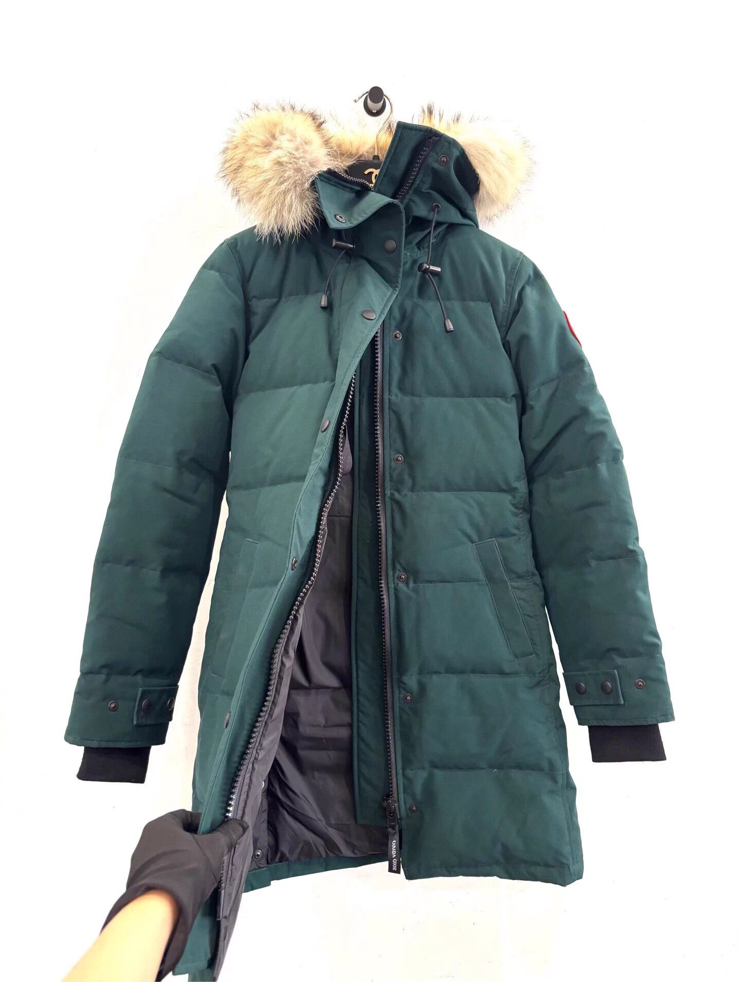 Canada Goose Canada Goose Shelburne Women Lagoon Green XXS Coat Size XXS / US 00 / IT 34 - 4 Thumbnail