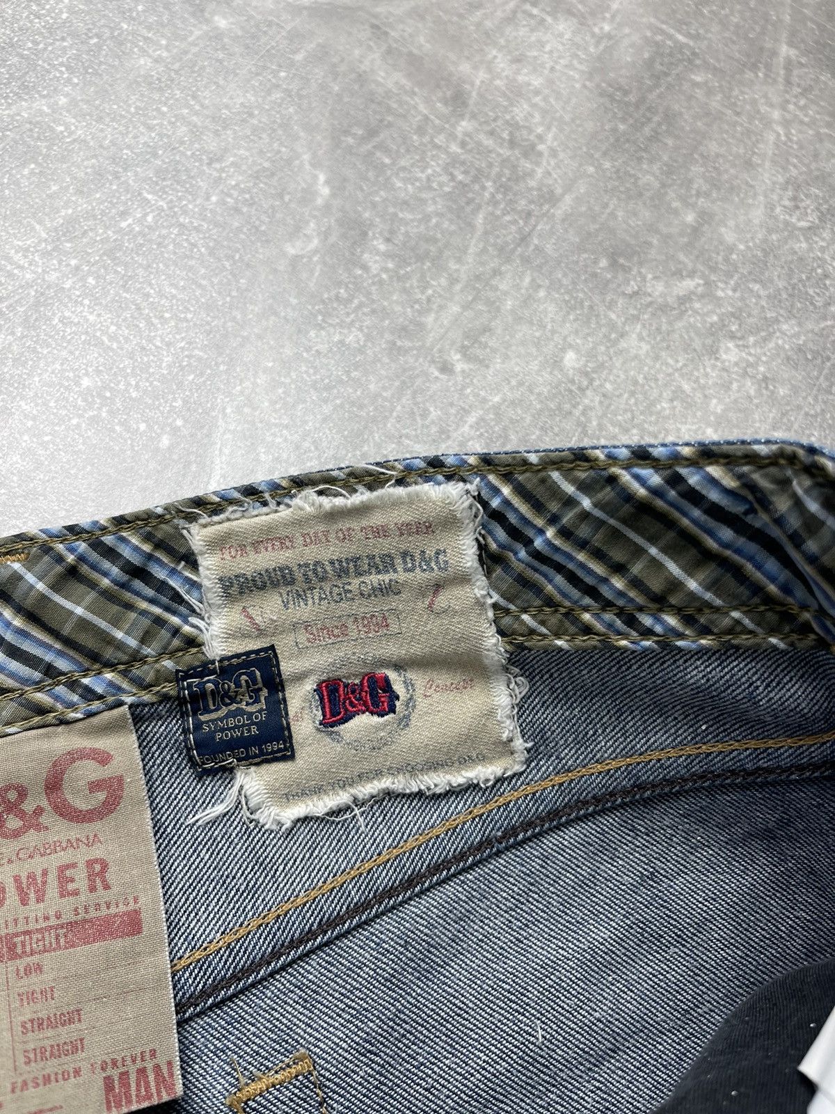 Dolce & Gabbana Dolce & Gabbana D&G Power Straight Slim Denim Jeans Vintage Size US 31 - 11 Thumbnail