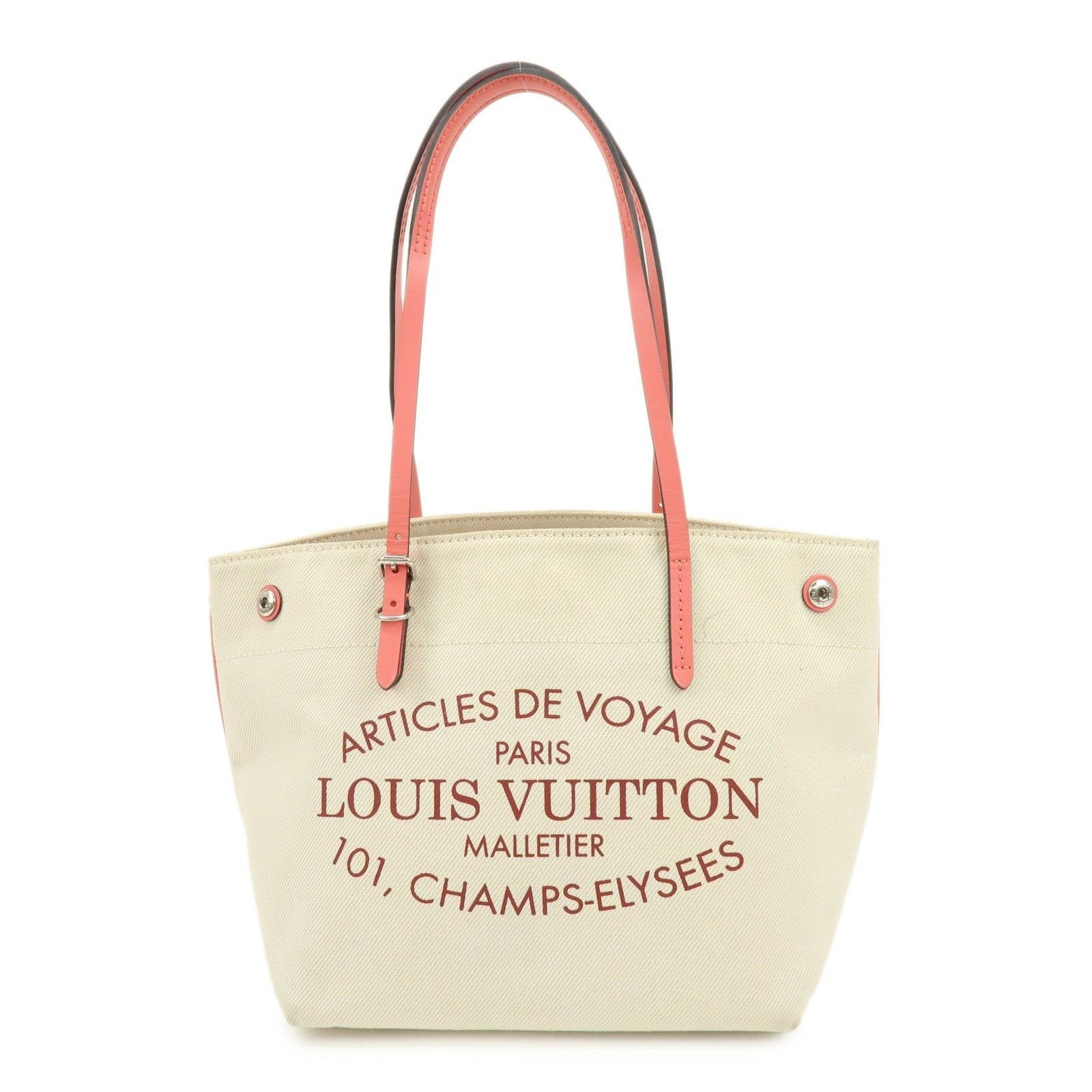 Louis Vuitton Louis Vuitton Articles de Voyage Cabas PM Canvas Tote Cream Size ONE SIZE - 1 Thumbnail