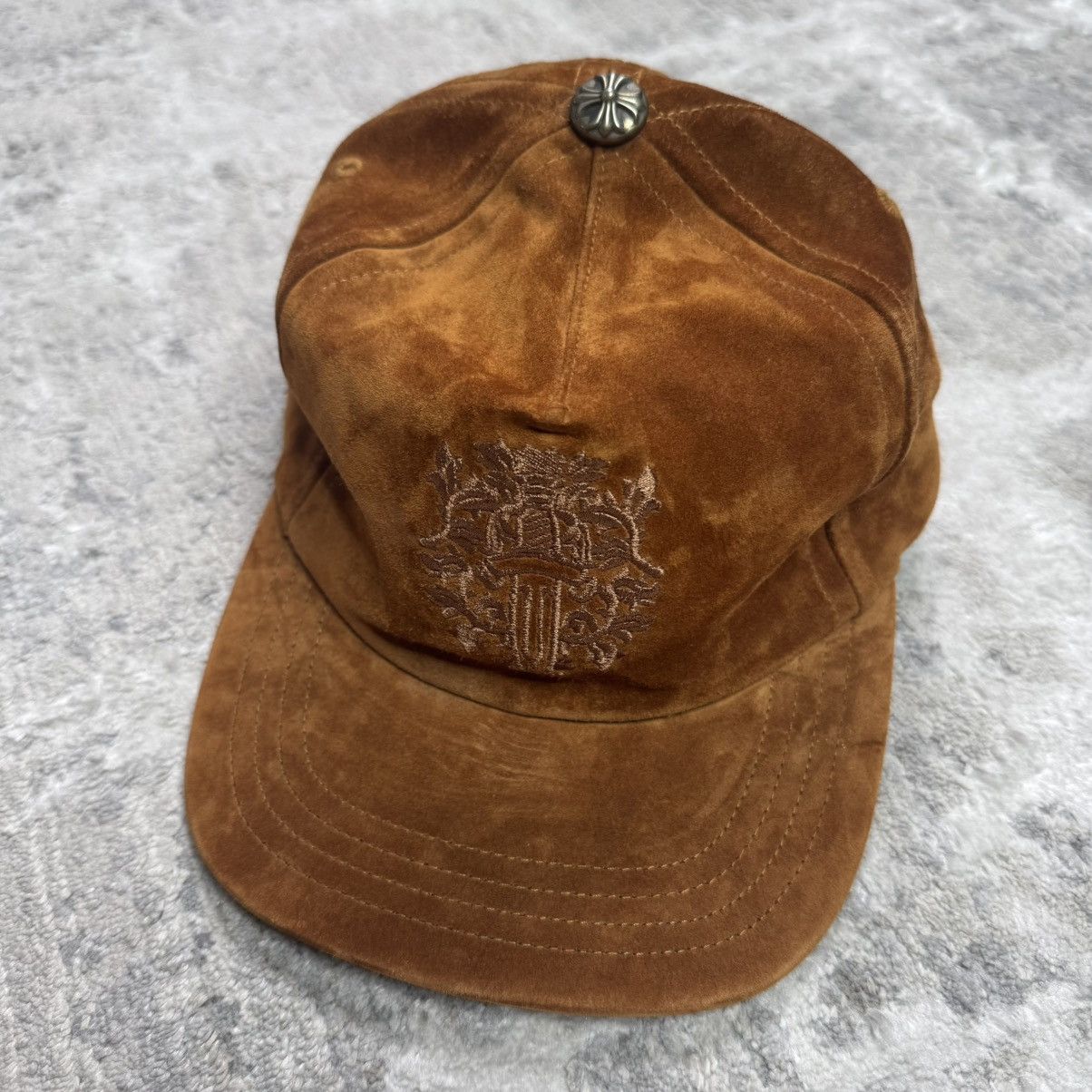 Chrome Hearts Suede dagger leather strap hat Size ONE SIZE - 3 Thumbnail