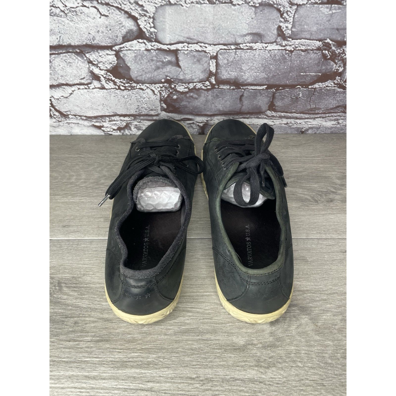 John Varvatos John Varvatos Hattan Black Leather Low Top Lace Sneakers Sho Size US 9 / EU 42 - 6 Thumbnail