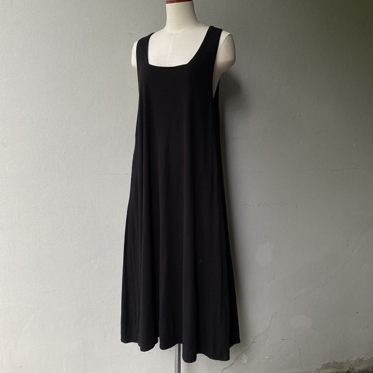 Yohji Yamamoto Yohji yamamoto Black Sleeveless Maxi Dress Size M / US 6-8 / IT 42-44 - 16 Thumbnail