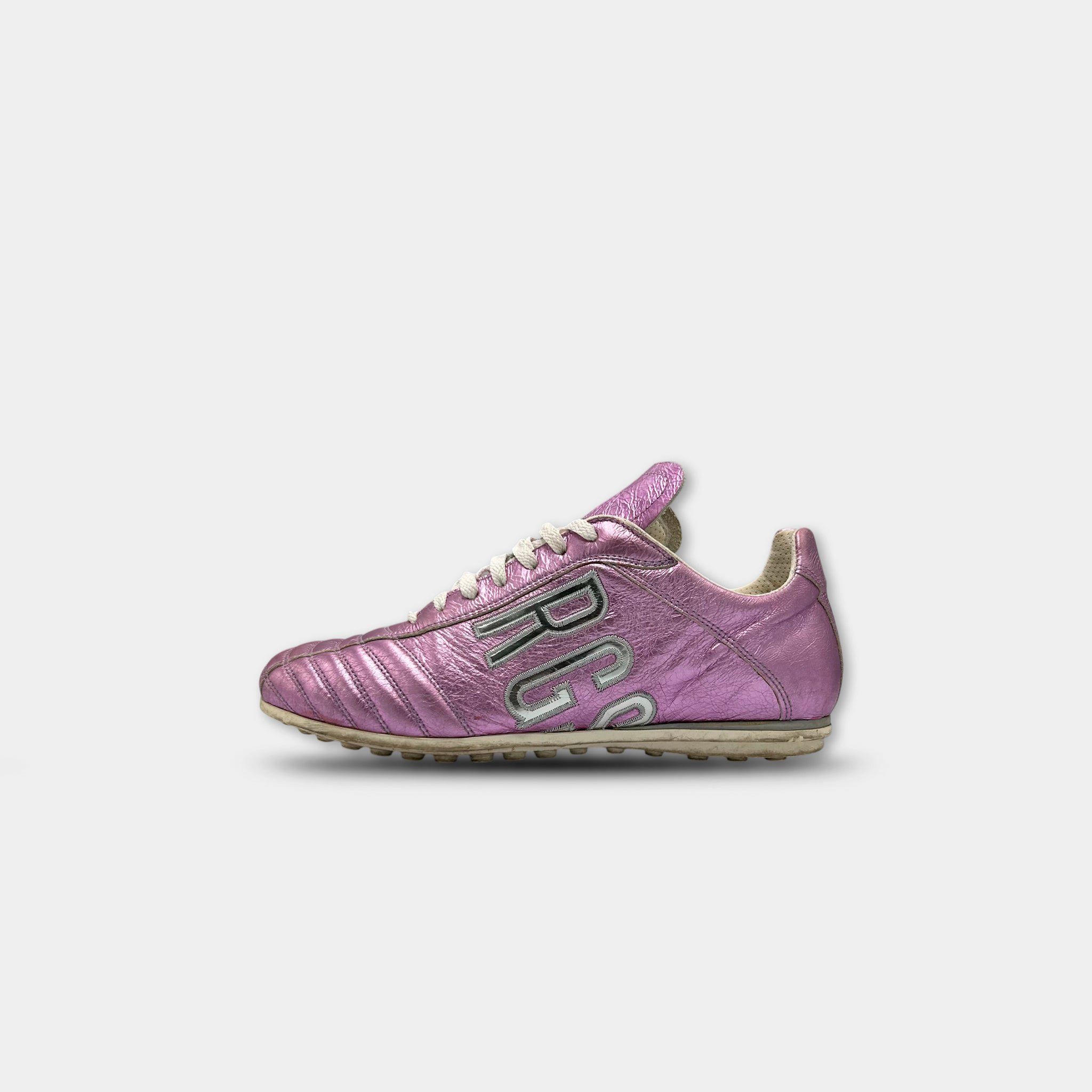 Dirk Bikkembergs Dirk Bikkembergs Metallic Pink Soccer Sneakers Size US 6.5 / IT 36.5 - 8 Thumbnail