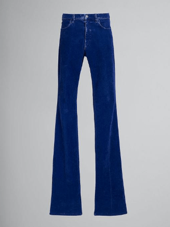 o1srvl11e0624 Denim Trouser in Dark Blue