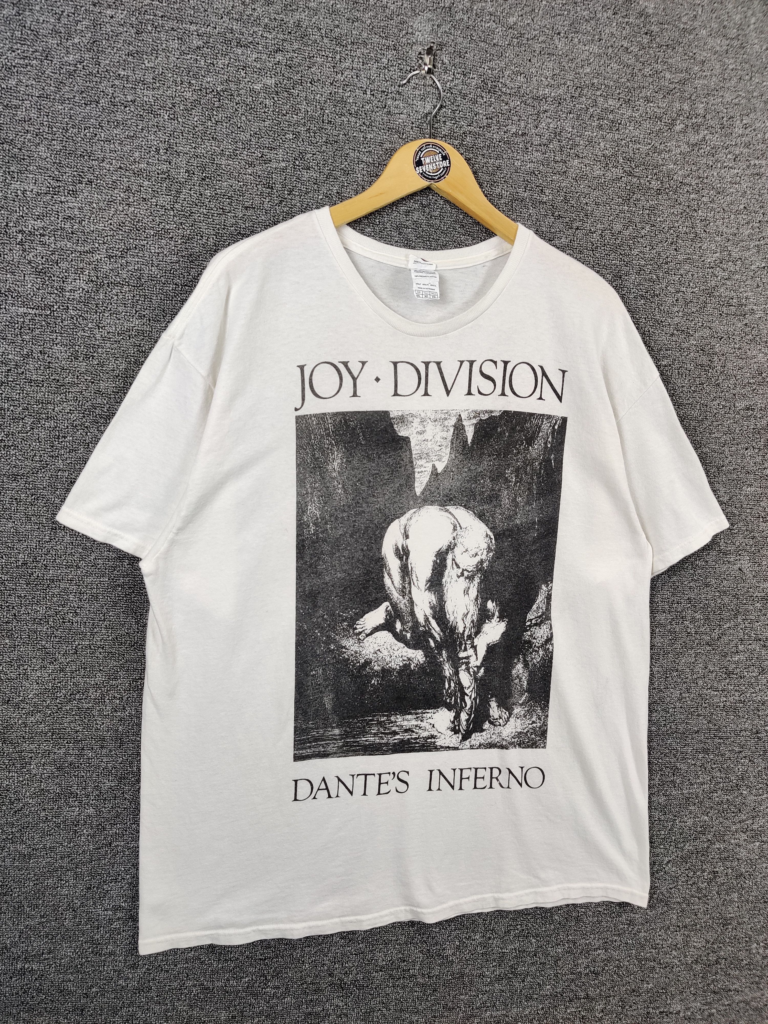 Band Tees Vintage Joy Division Dante's Inferno Band Tee Tshirt Size US XL / EU 56 / 4 - 6 Thumbnail