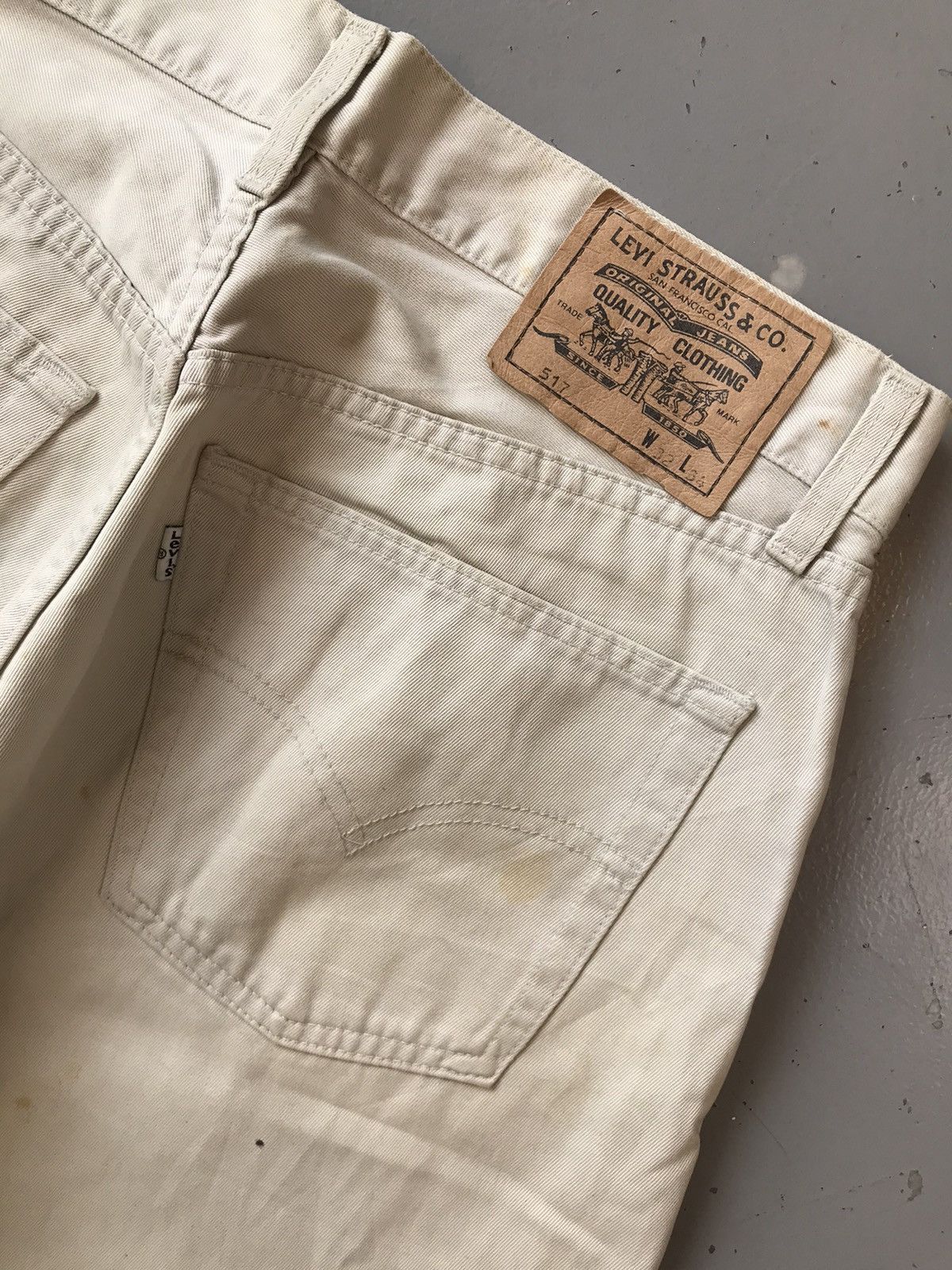 Levi's × Vintage Vintage Levi’s silver tab off white straight denim Size US 32 / EU 48 - 10 Thumbnail