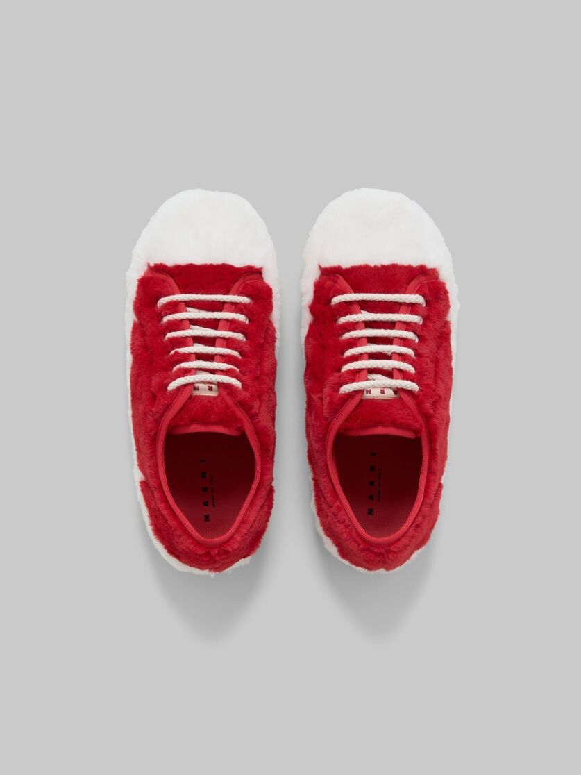 Marni o1w1db11225 Teddy Tennis Sneakers in Red/White Size US 9 / EU 42 - 5 Thumbnail