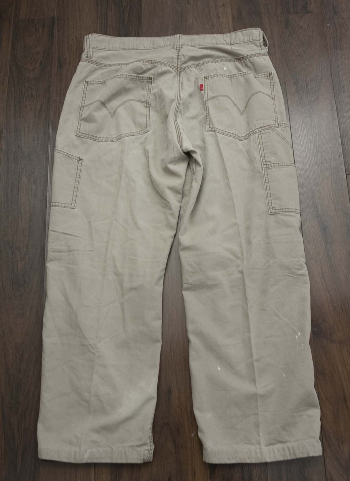 Levi's Levis Carpenter Pants Size 36x27.5 Distressed w/Stains Size US 36 / EU 52 - 4 Thumbnail