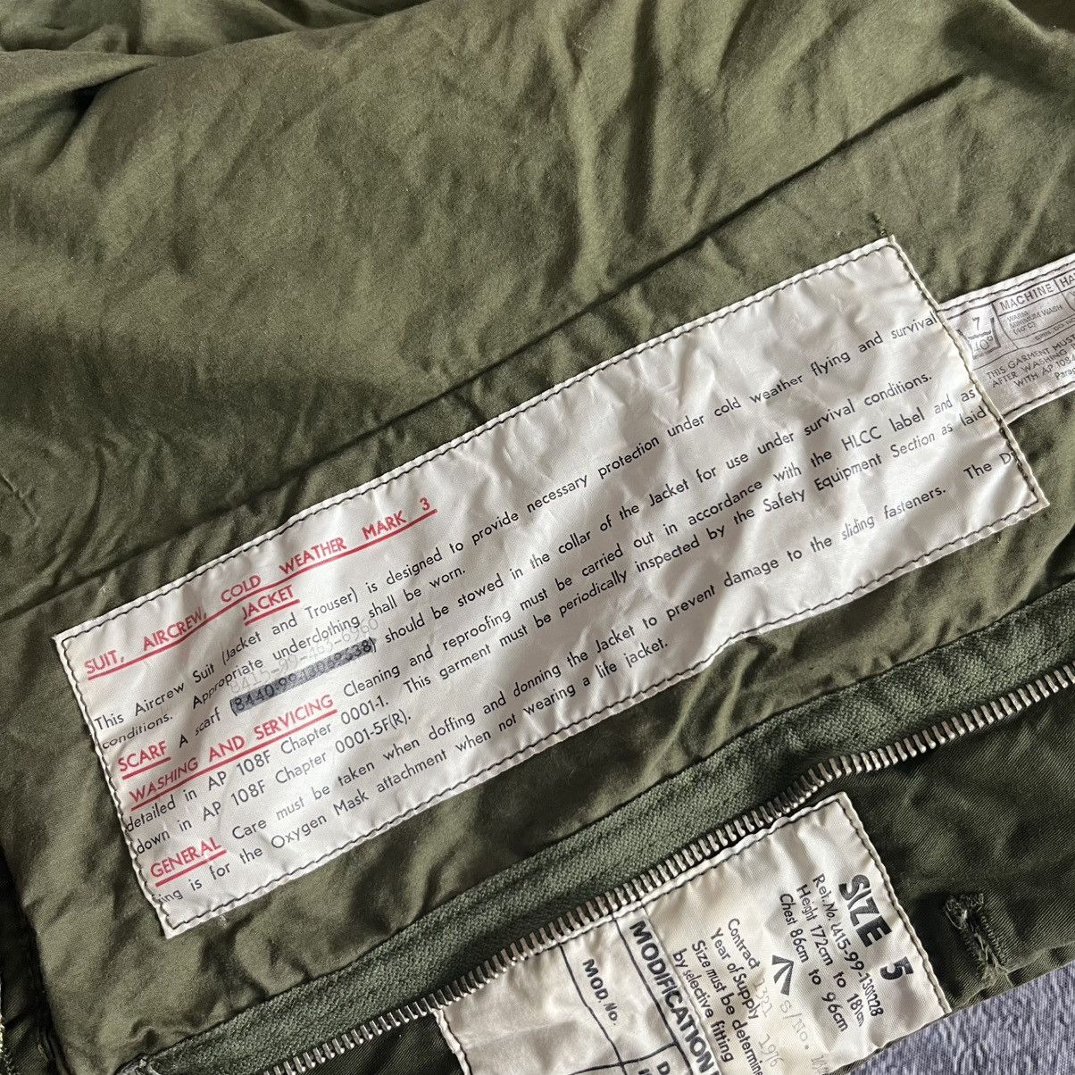 Aviator Nation Vintage 1976 British RAF MK3 Weather Flying Jacket Military Size US S / EU 44-46 / 1 - 13 Thumbnail