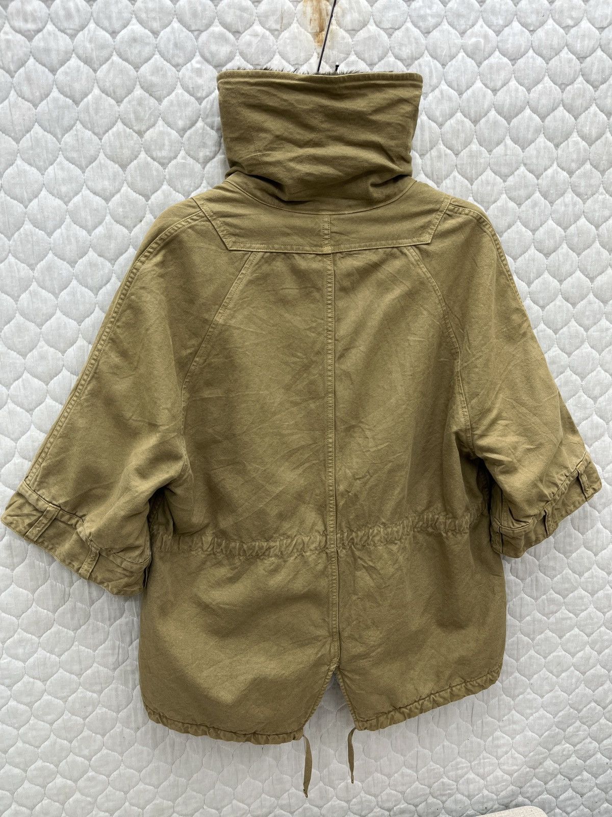 Kapital Kountry 🔥🔥🔥ARCHIVE VINTAGE KAPITAL MILITARY CROPPED FUR LINED PARKA Size US XS / EU 42 / 0 - 6 Thumbnail