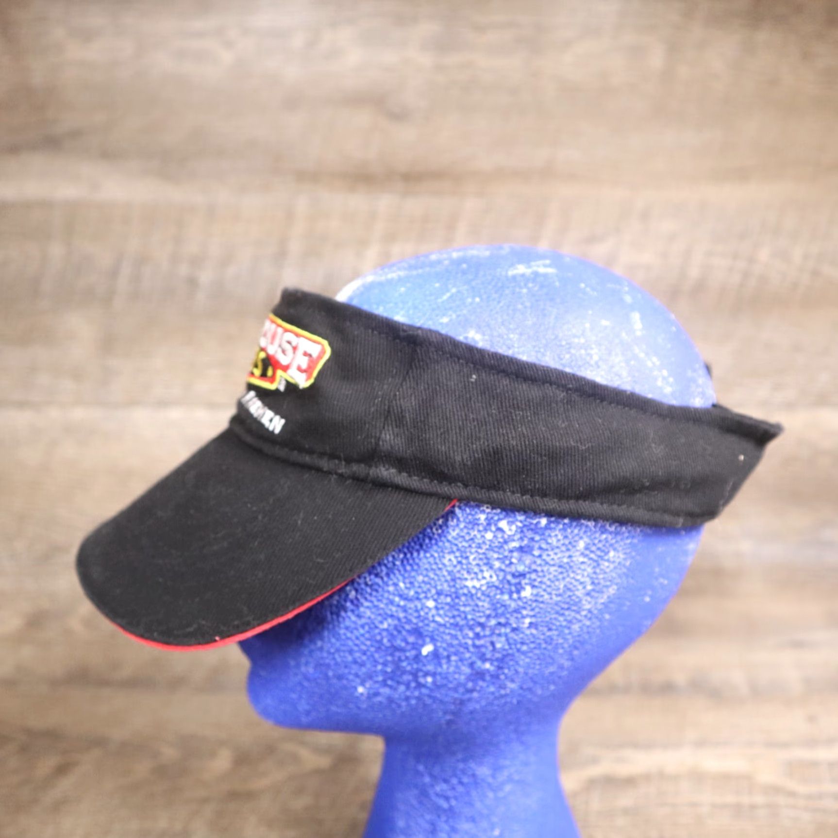 Vintage VINTAGE Hat Firehouse Subs Visor Cap Black Red Strapback Employee Uniform Size ONE SIZE - 5 Thumbnail