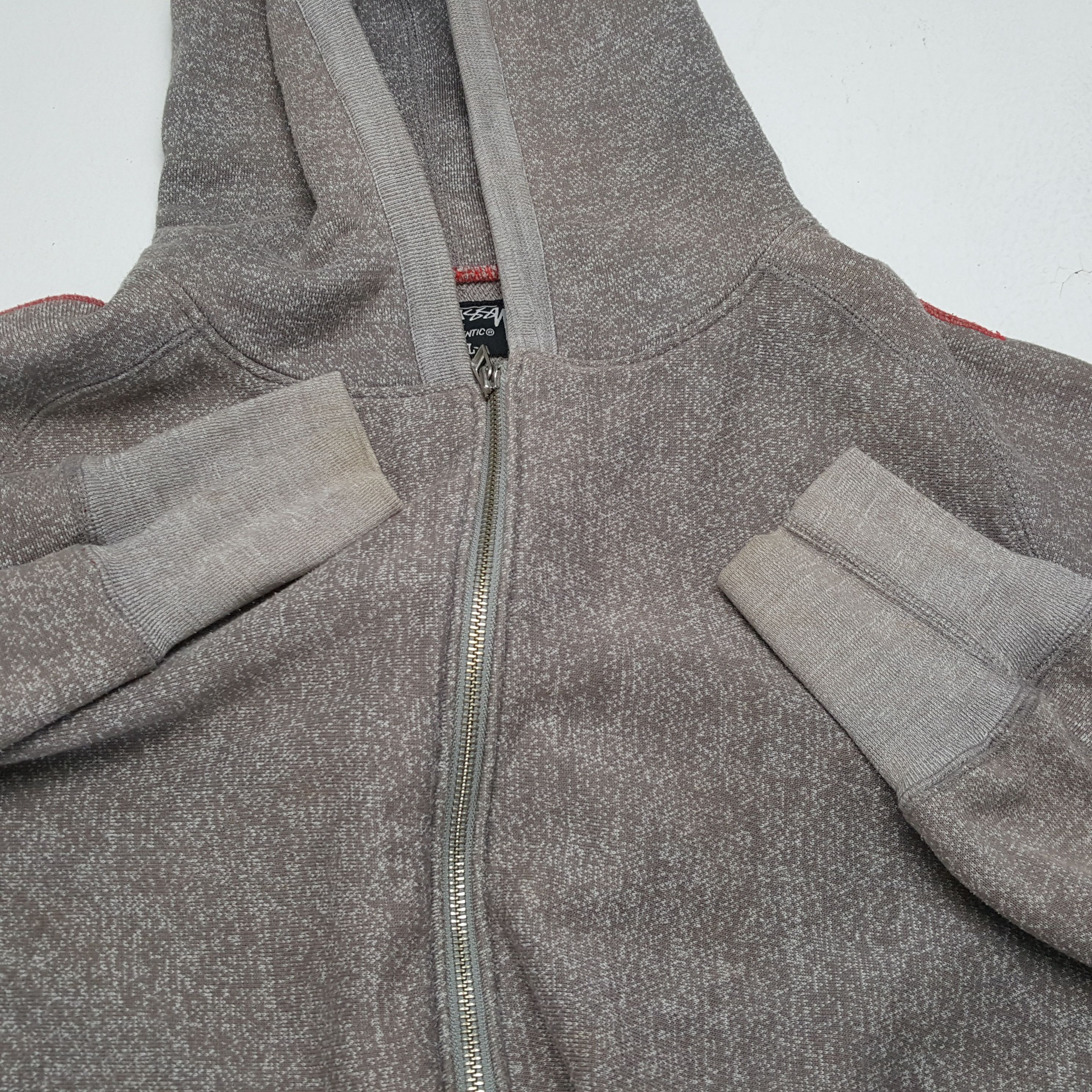 Stussy × Vintage STUSSY Streetwear Skater Style Custom Art Zipper Hoodies Size US XL / EU 56 / 4 - 8 Thumbnail