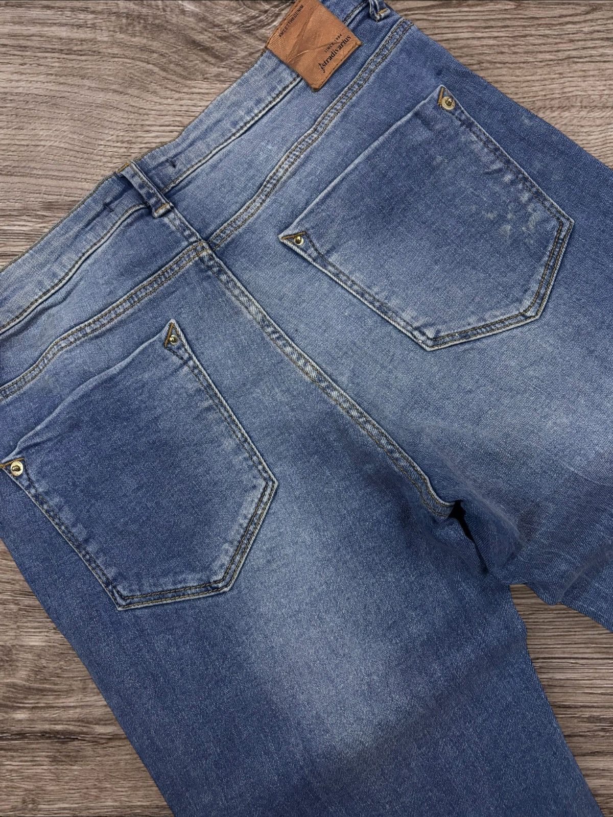 Other Stradivarius Distressed Highwaist Jeans Size 30" / US 8 / IT 44 - 6 Thumbnail