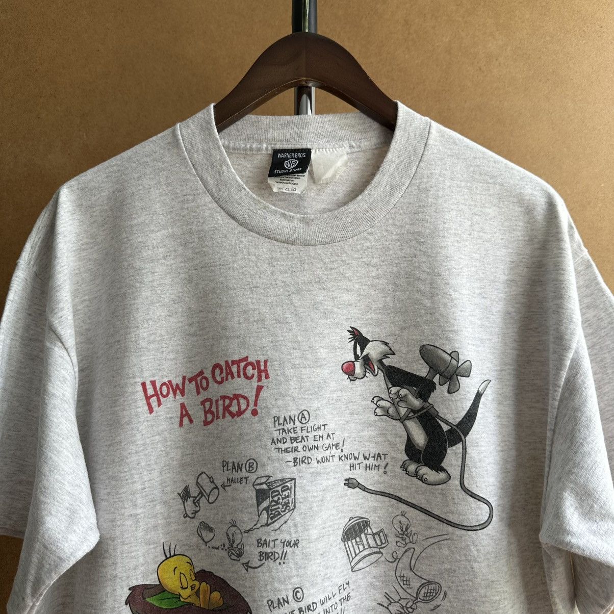 Warner Bros Vintage 1996 Looney Tunes Warner Bros Single Stitch Tee Size US XL / EU 56 / 4 - 2 Thumbnail