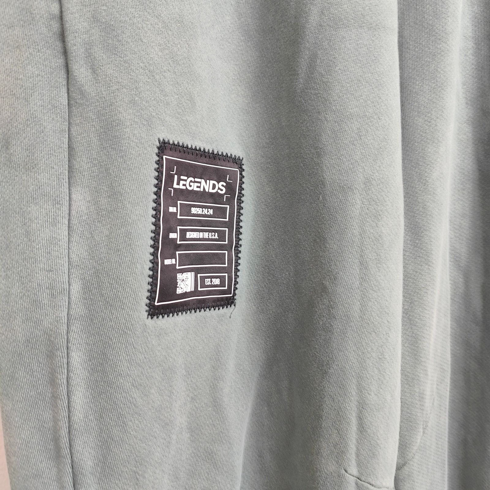 Other Legends Sweatpants Mens Medium Green Garment Dyed Size US 32 / EU 48 - 2 Thumbnail
