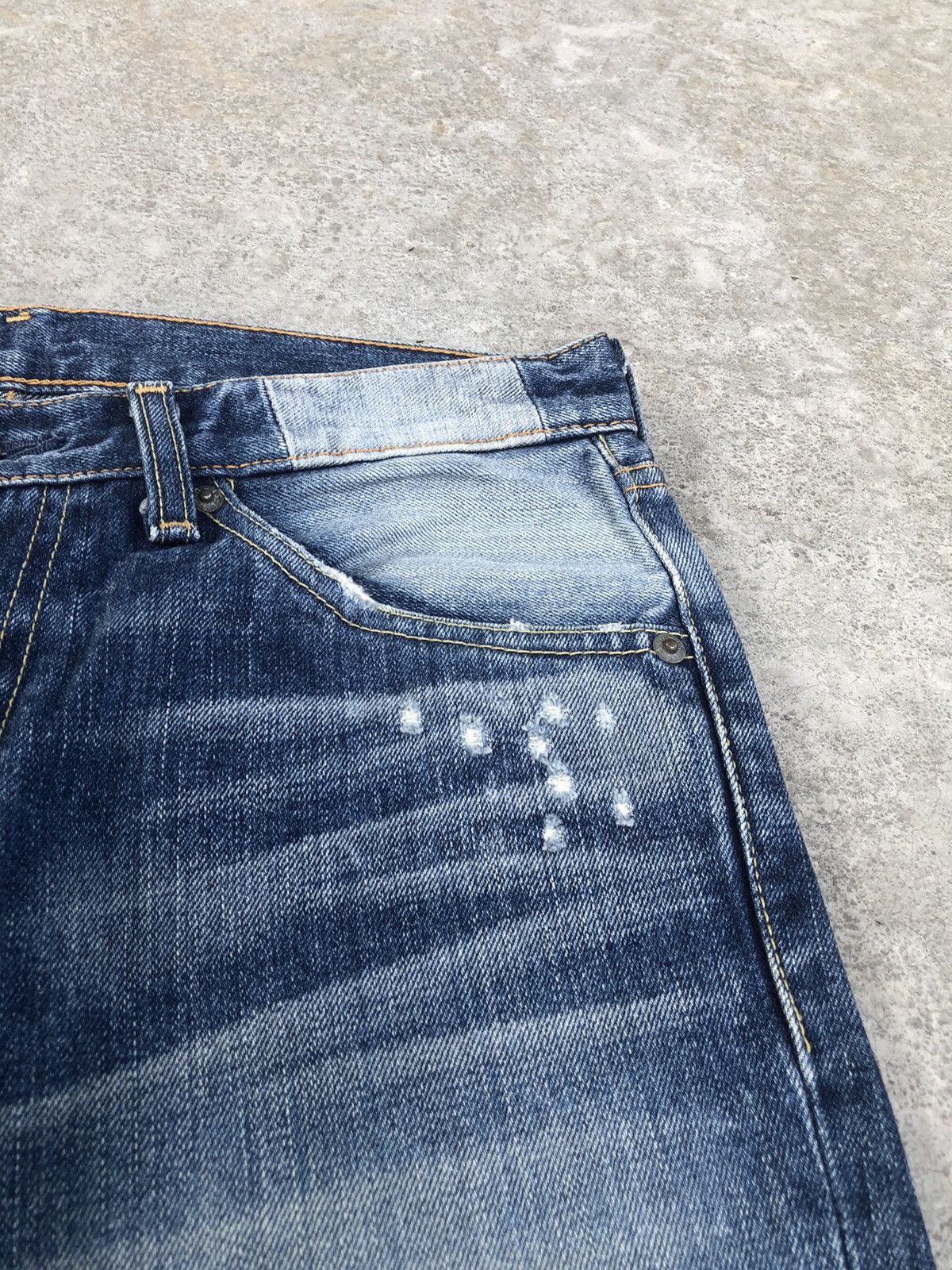 Le Grande Bleu (L.G.B.) Y2k Levis 517 Flared Jeans Distressed Jeans Size US 30 / EU 46 - 14 Thumbnail