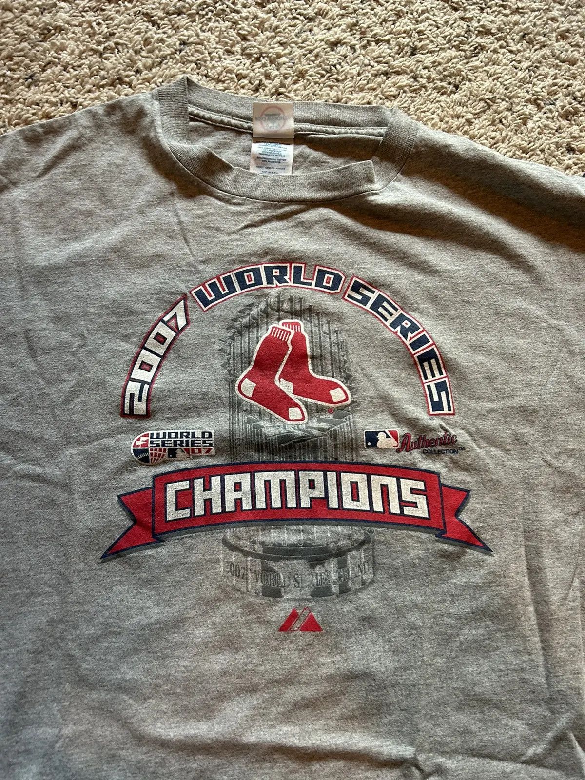 MLB Boston Red Sox 2007 World Series Champions Tee Size US XL / EU 56 / 4 - 2 Thumbnail
