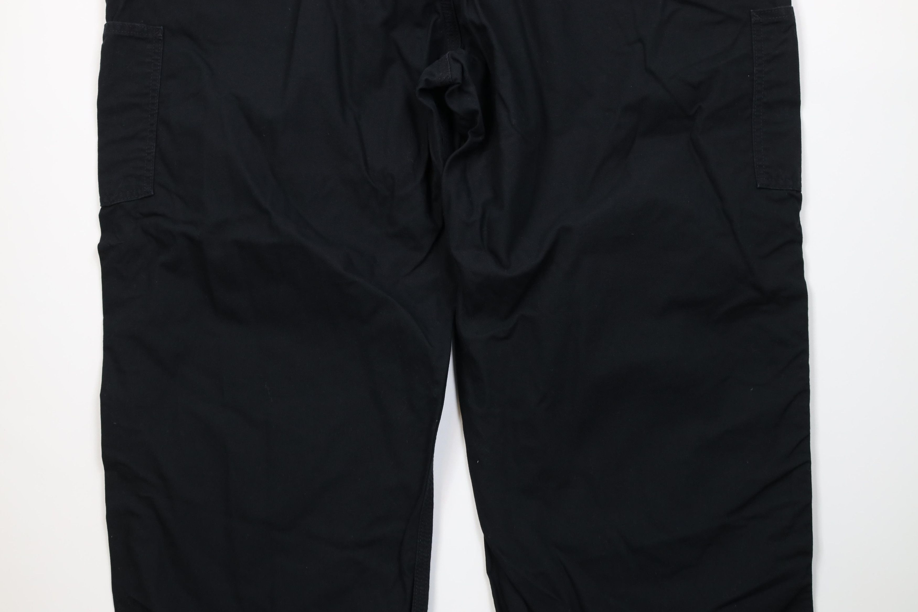 Carhartt Vintage Y2K Carhartt Loose Fit Wide Leg Dungaree Pants Black Size US 44 / EU 60 - 10 Thumbnail