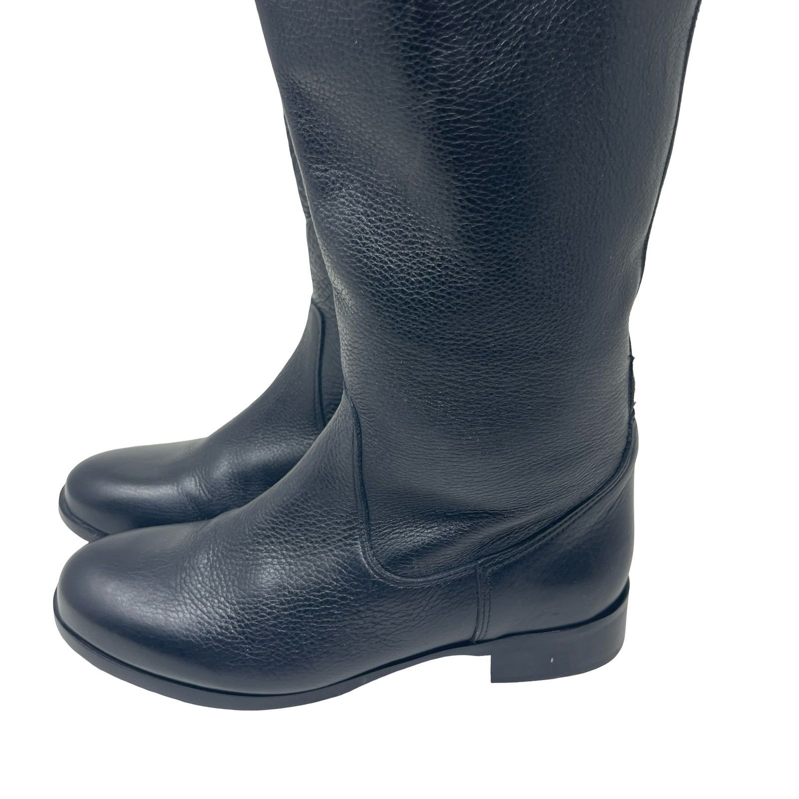 Other La Canadienne Sarit Black Leather Riding Knee High Boots Size US 7.5 / IT 37.5 - 3 Thumbnail