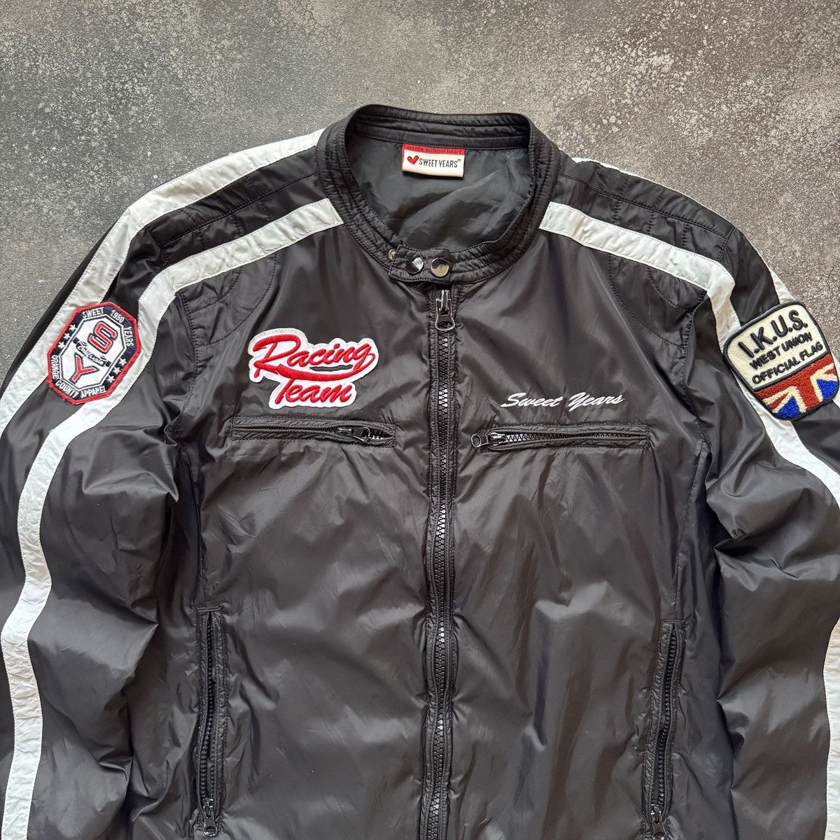 Hysteric Glamour Amazing Vintage Punk Rave Y2K Patched Racing Jacket Size US L / EU 52-54 / 3 - 5 Thumbnail