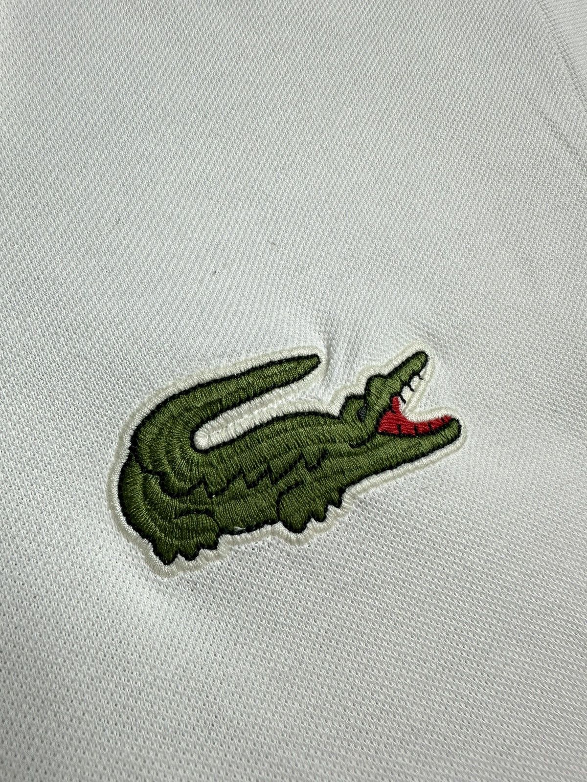 Lacoste × Vintage Lacoste Vintage StreetWear Polo T-shirt Big Logo Rare Size US XL / EU 56 / 4 - 4 Thumbnail