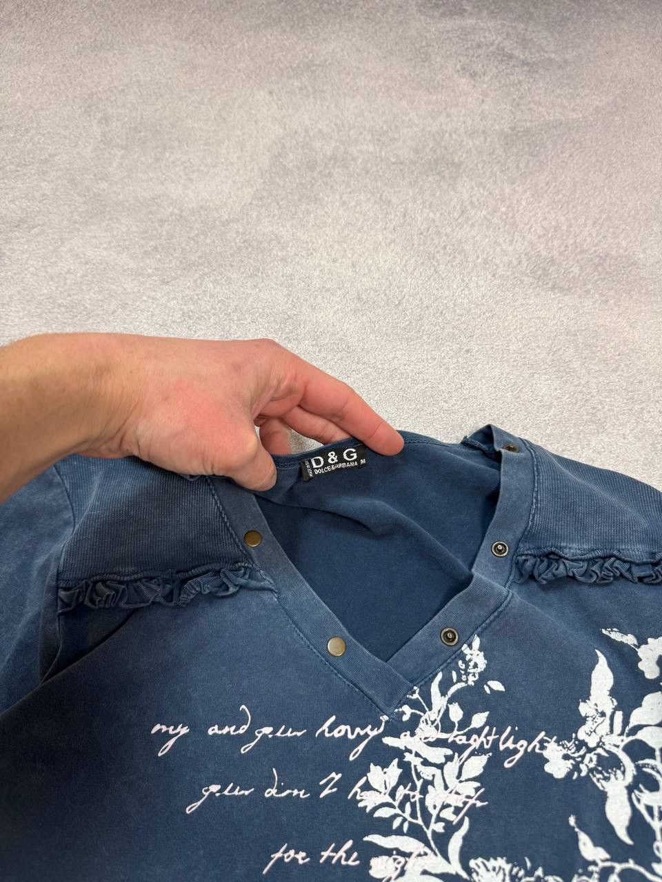 Dolce & Gabbana DOLCE&GABBANA JUNYA WATANABE JAPANESE POEM LOGO LONGSLEEVE Size M / US 6-8 / IT 42-44 - 7 Thumbnail