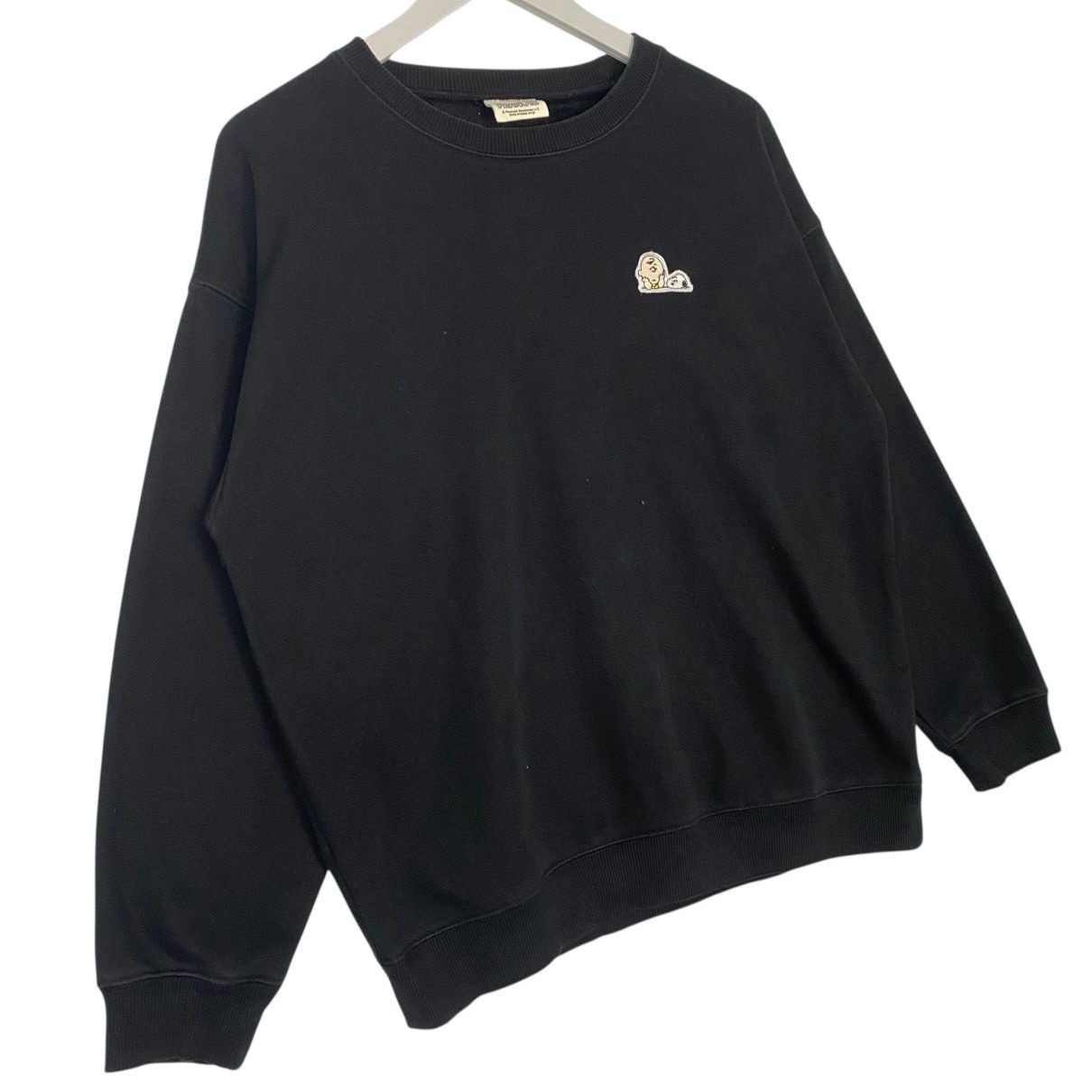 Vintage Vintage Peanuts Snoopy Black Big Logo Pullover Jumper Size M Size US M / EU 48-50 / 2 - 3 Thumbnail
