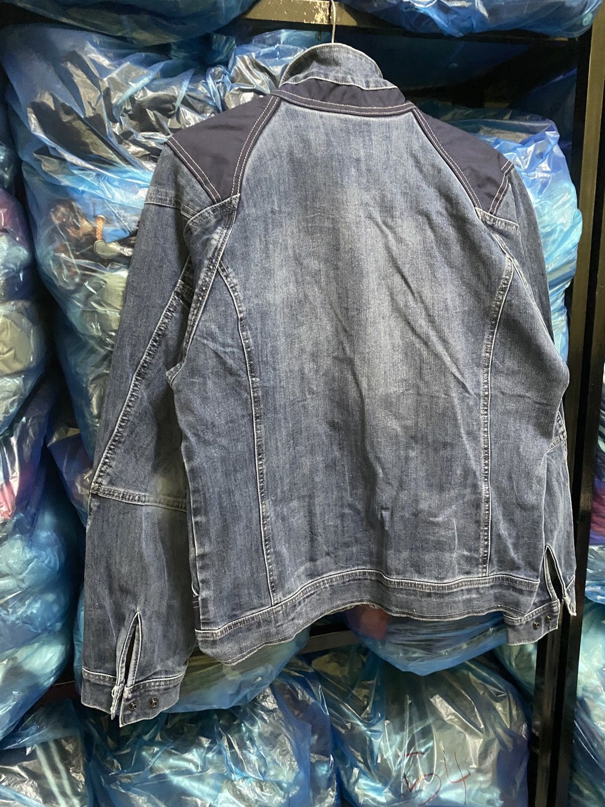Japanese Brand Tora Japan Tactical Denim Work Jacket with Cordura Shoulder Size US L / EU 52-54 / 3 - 13 Thumbnail