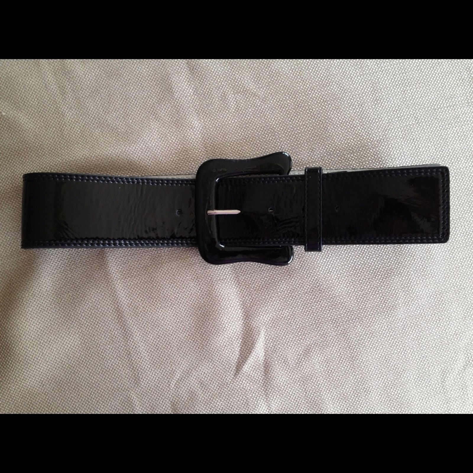 Express Express patent leather belt dress up or down Y2K sz S Size ONE SIZE - 1 Thumbnail
