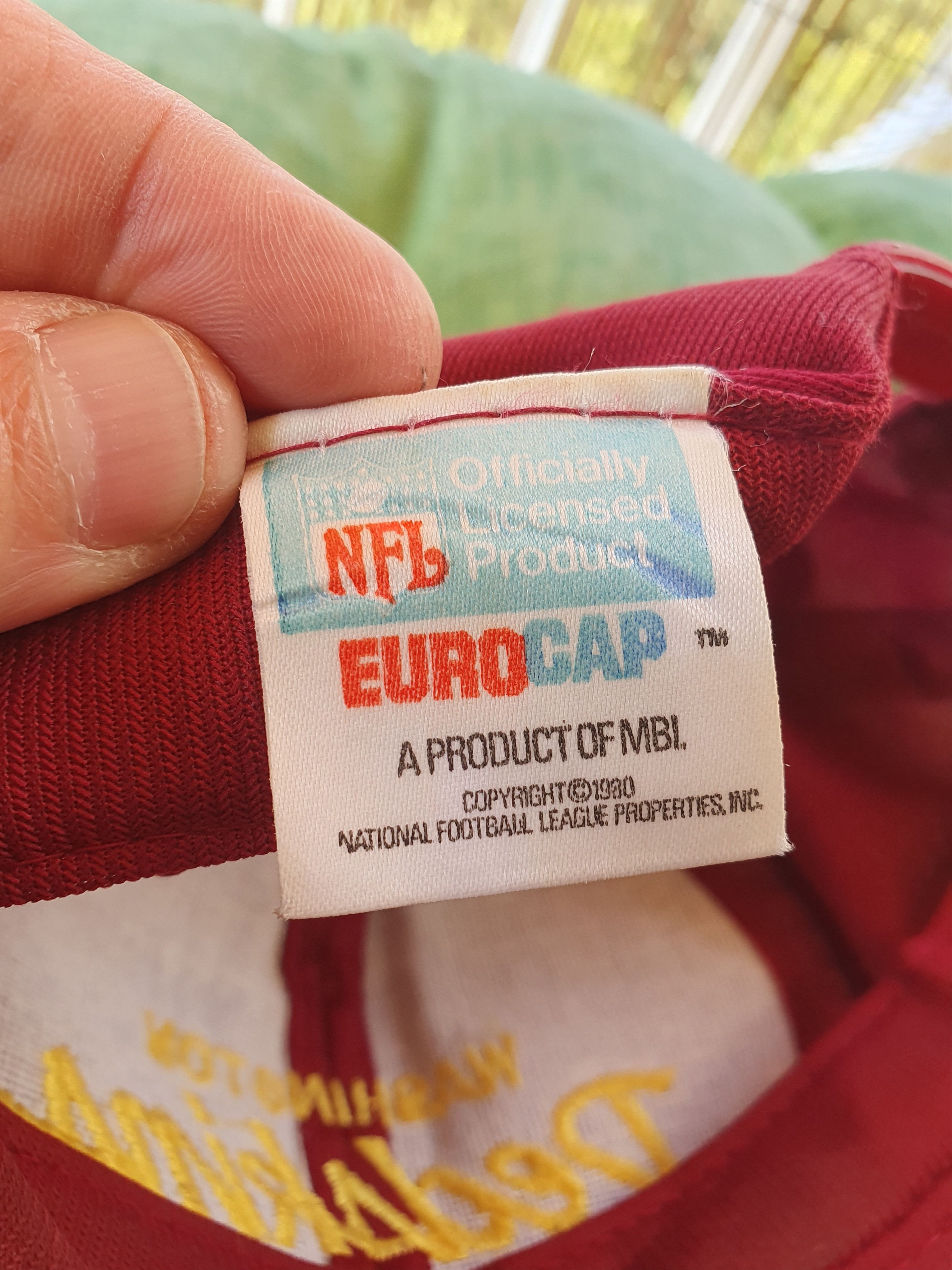 NFL × Vintage Washington Redskins NFL Script Euro Cap Snapback Hat Size ONE SIZE - 4 Thumbnail
