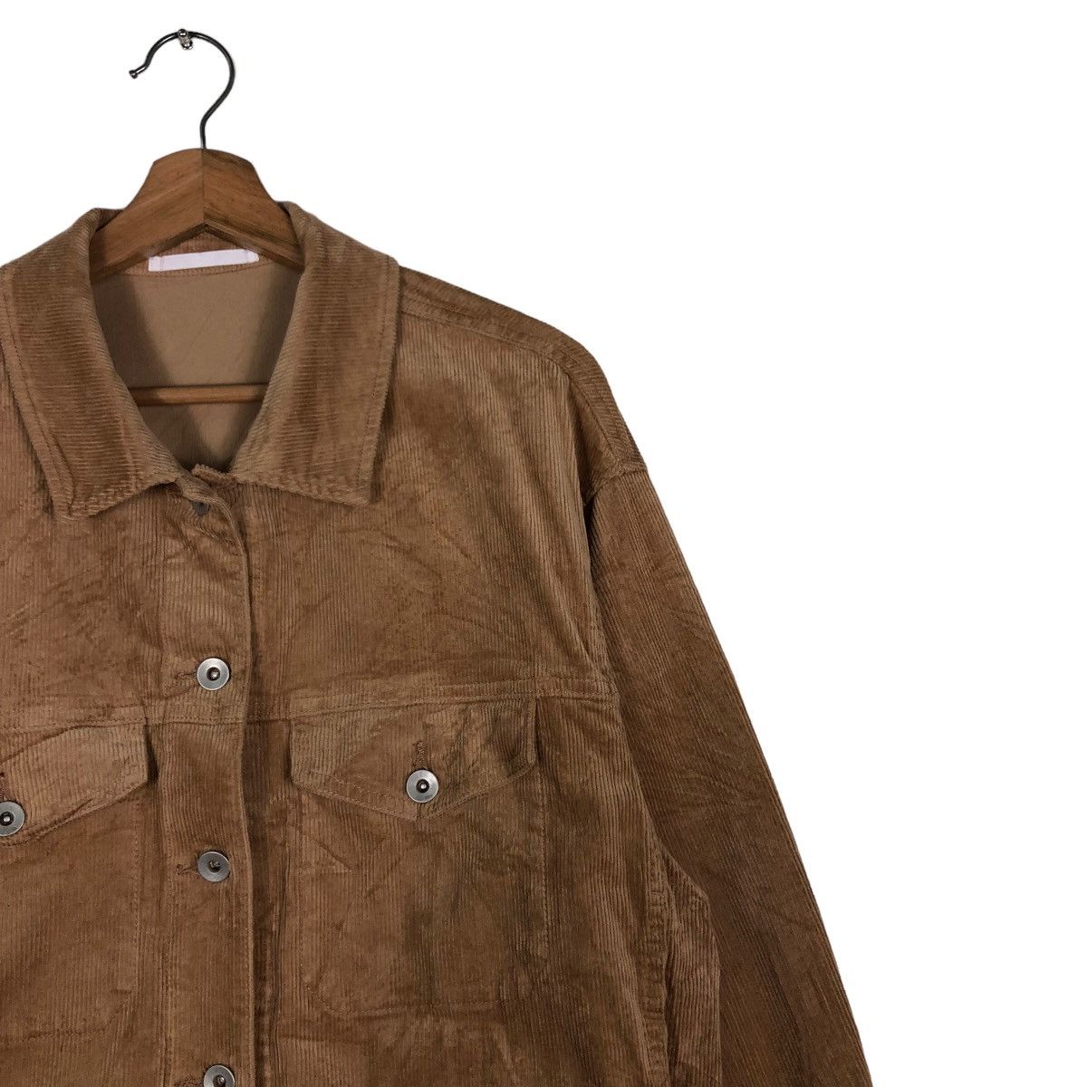 🔥Cropped Biker Jacket Corduroy Uniqlo Japan Issey Miyake