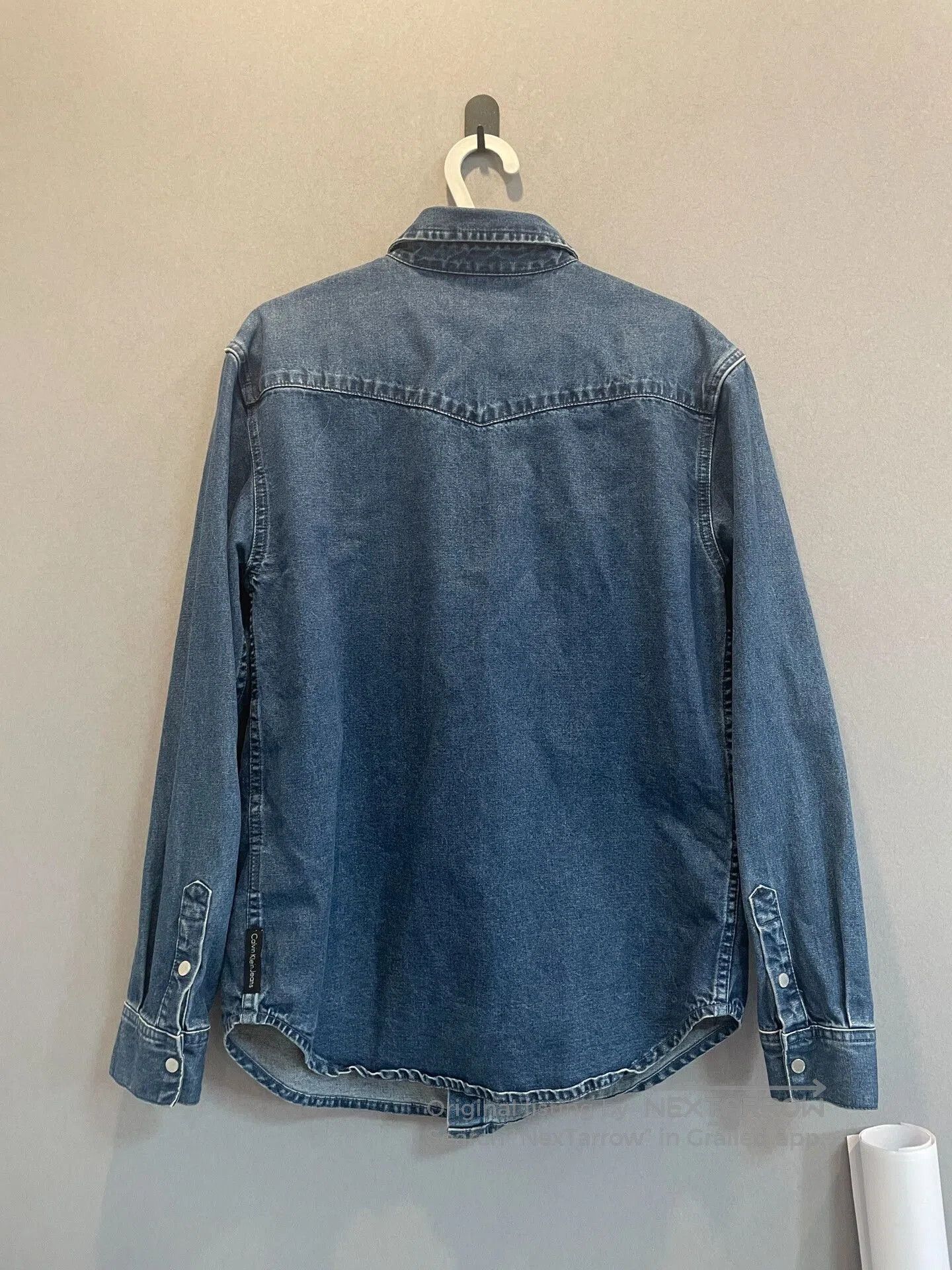 Calvin Klein 205W39NYC Calvin Klein Denim Long Sleeve Shirt. Size US M / EU 48-50 / 2 - 2 Thumbnail