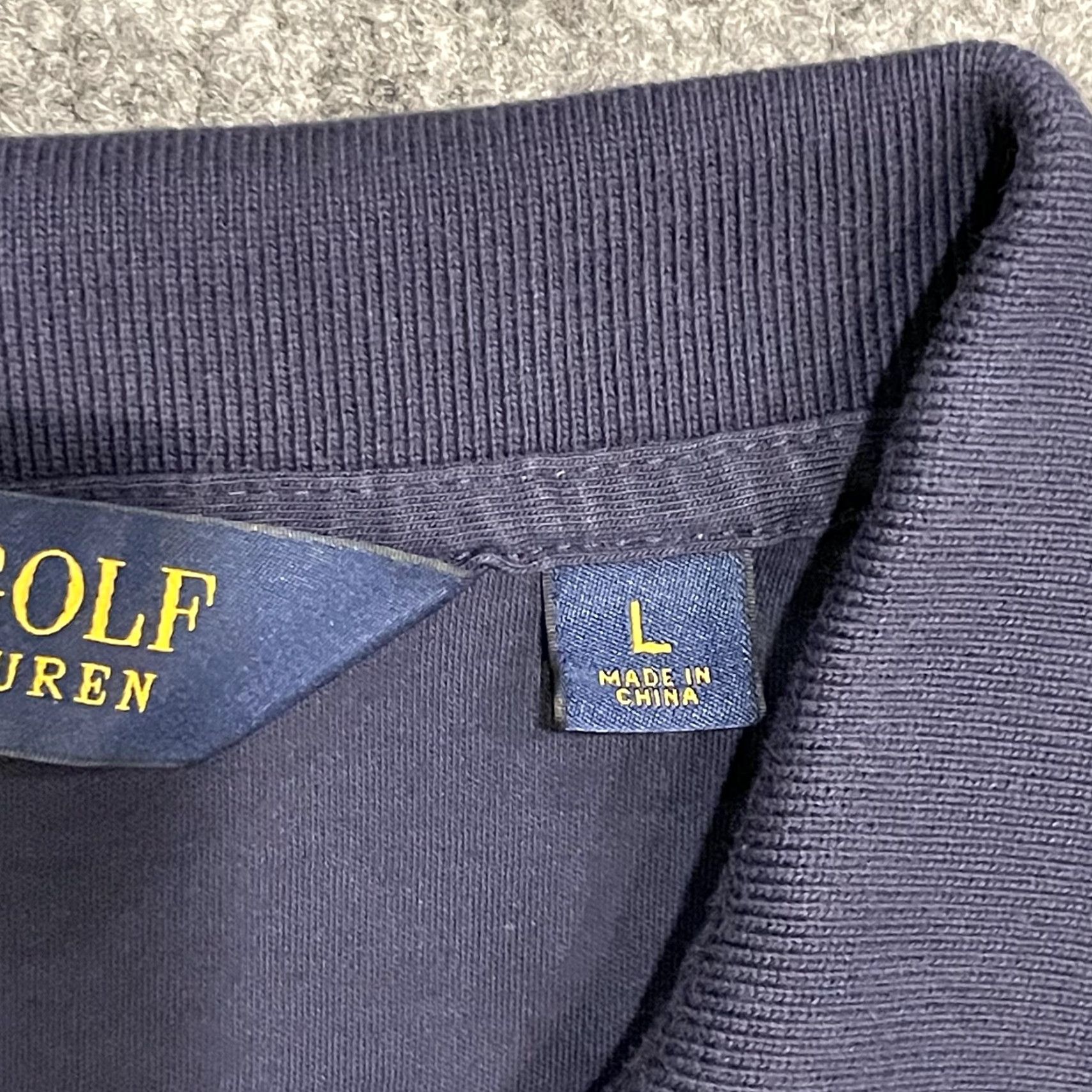 Polo Ralph Lauren Polo Golf Ralph Lauren Long Sleeve Polo Shirt Mens Large Navy Performance Solid Size US L / EU 52-54 / 3 - 5 Thumbnail