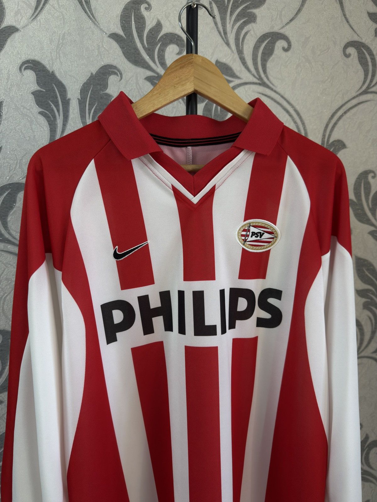Nike Nike PSV Eindhoven 2000-02 Football Long Sleeve Jersey RARE❗️ Size US XL / EU 56 / 4 - 15 Thumbnail