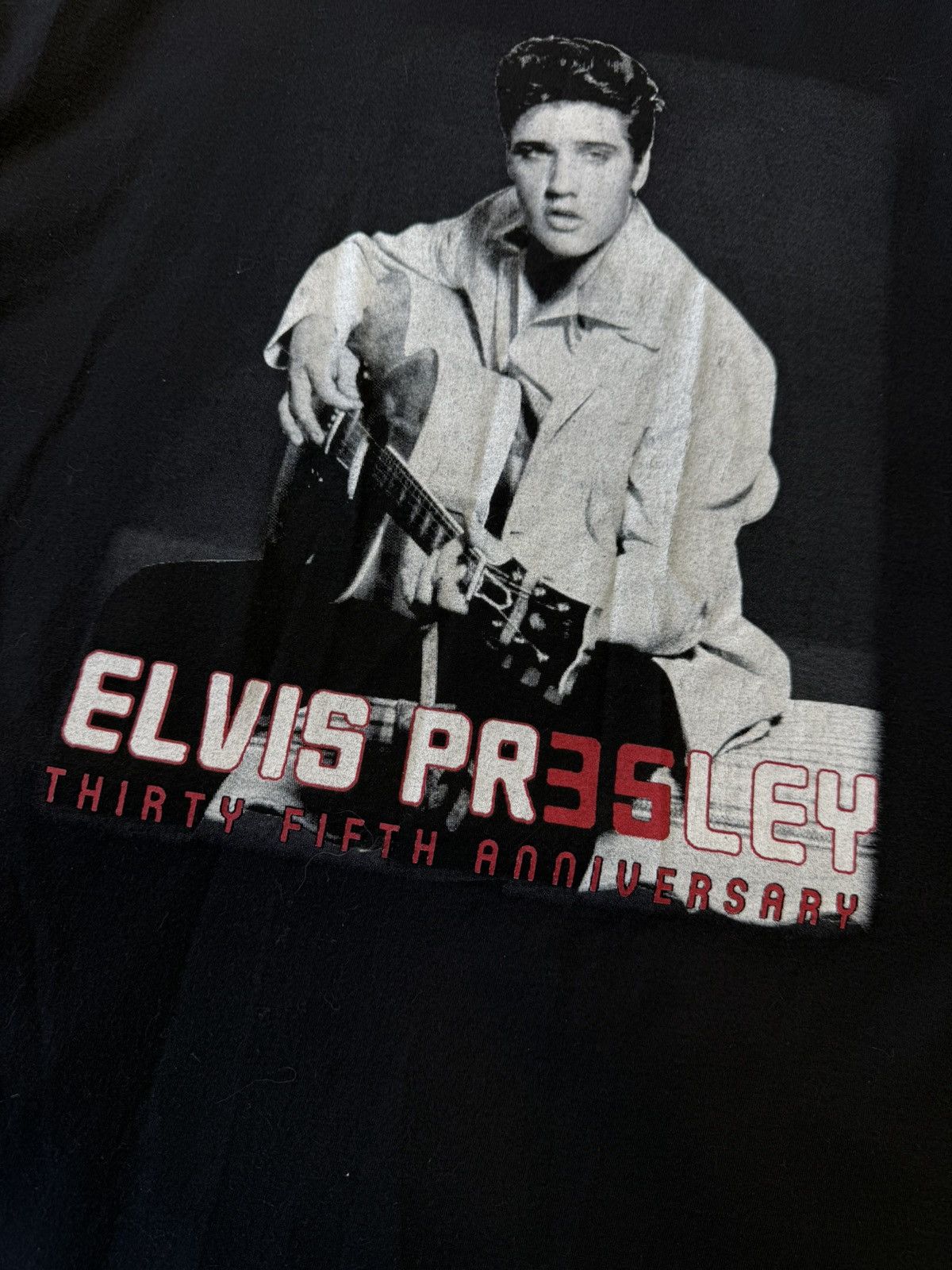 Vintage Vintage 1990 Official Elvis Presley T-shirt Size US XL / EU 56 / 4 - 6 Thumbnail