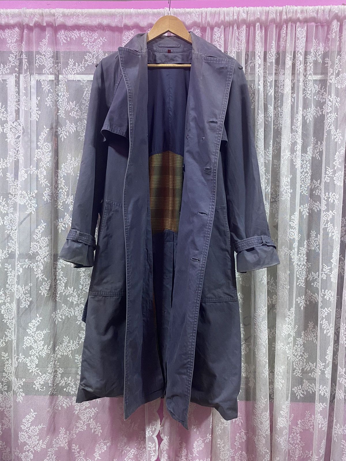 Hedi Slimane Yves Saint Laurent Double Breasted Trench Coat Size US L / EU 52-54 / 3 - 4 Thumbnail