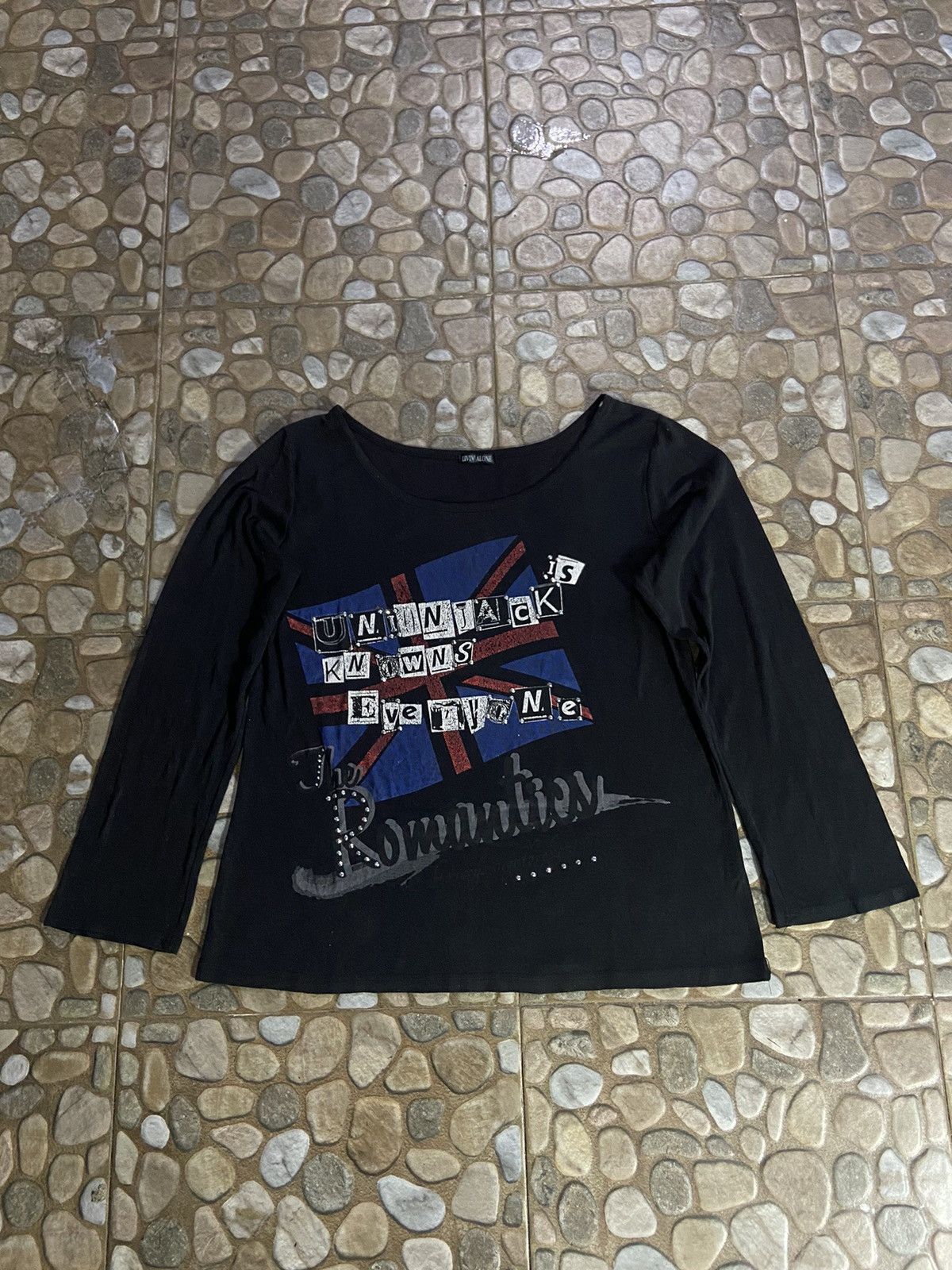 Hysteric Glamour × If Six Was Nine × Japanese Brand VTG Y2K livin alone punk long sleeve t-shirt Size L / US 10 / IT 46 - 1 Thumbnail