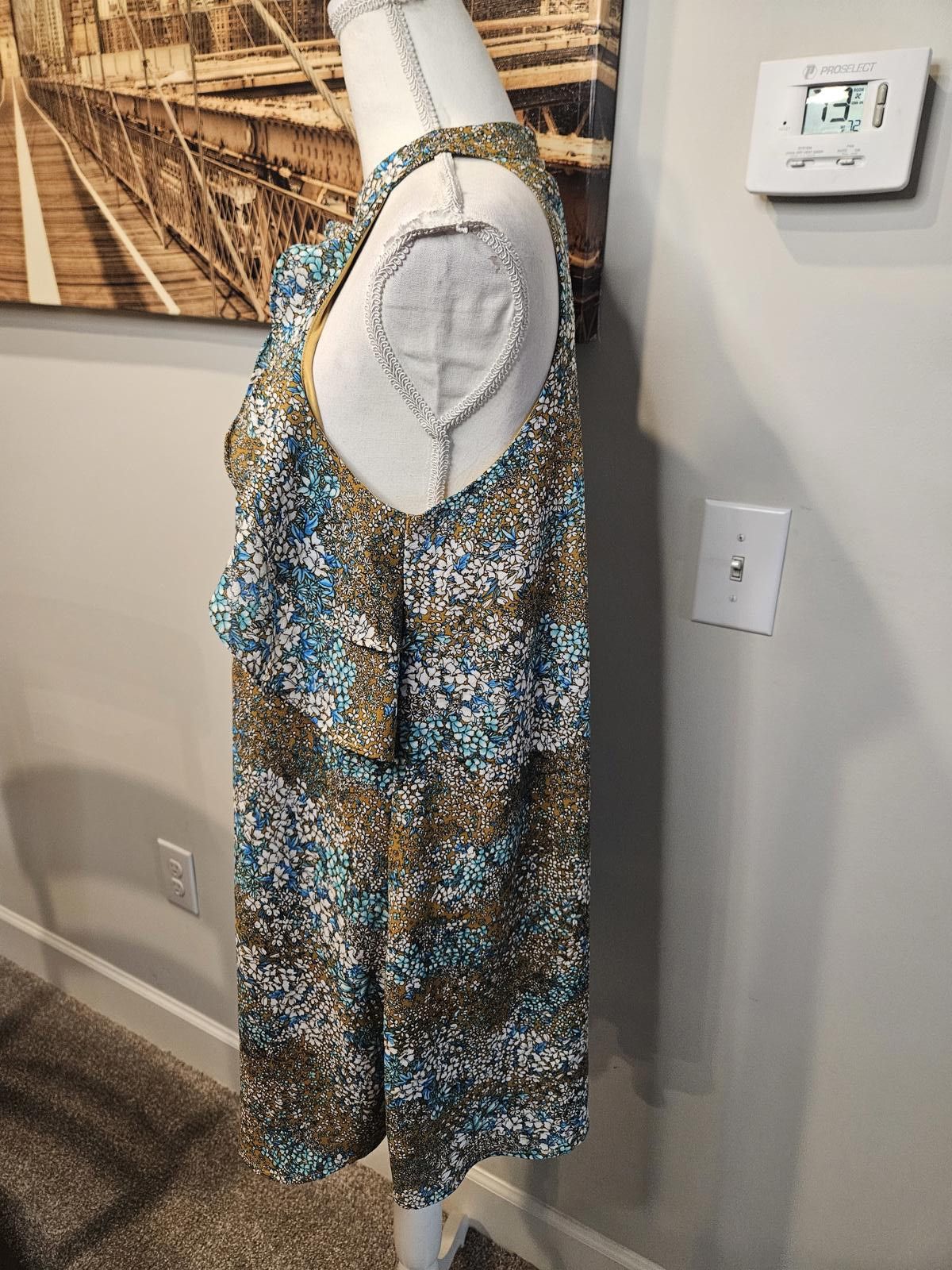Etro Entro Floral Print Halter Neck Dress Size S / US 4 / IT 40 - 2 Thumbnail