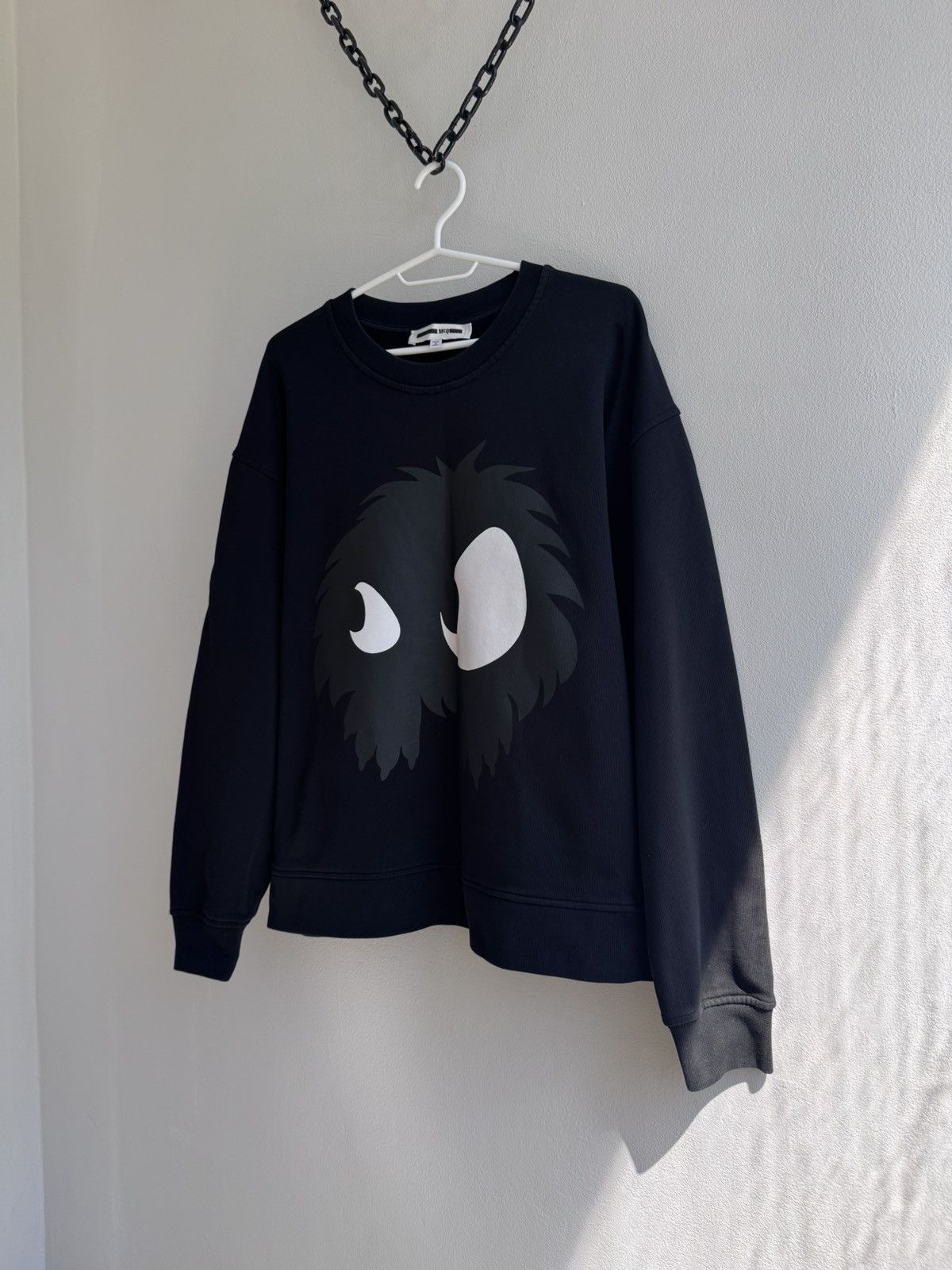 Alexander McQueen McQ ALEXANDER MCQUEEN MAD CHESTER FLOCKED MONSTER Sweatshirt Size US L / EU 52-54 / 3 - 2 Thumbnail