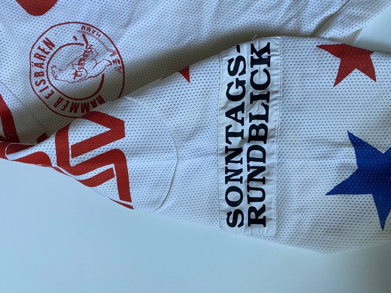 NHL Vintage hockey jersey Eishockey trikot Hammer Eisbären Scott Size US XL / EU 56 / 4 - 2 Thumbnail