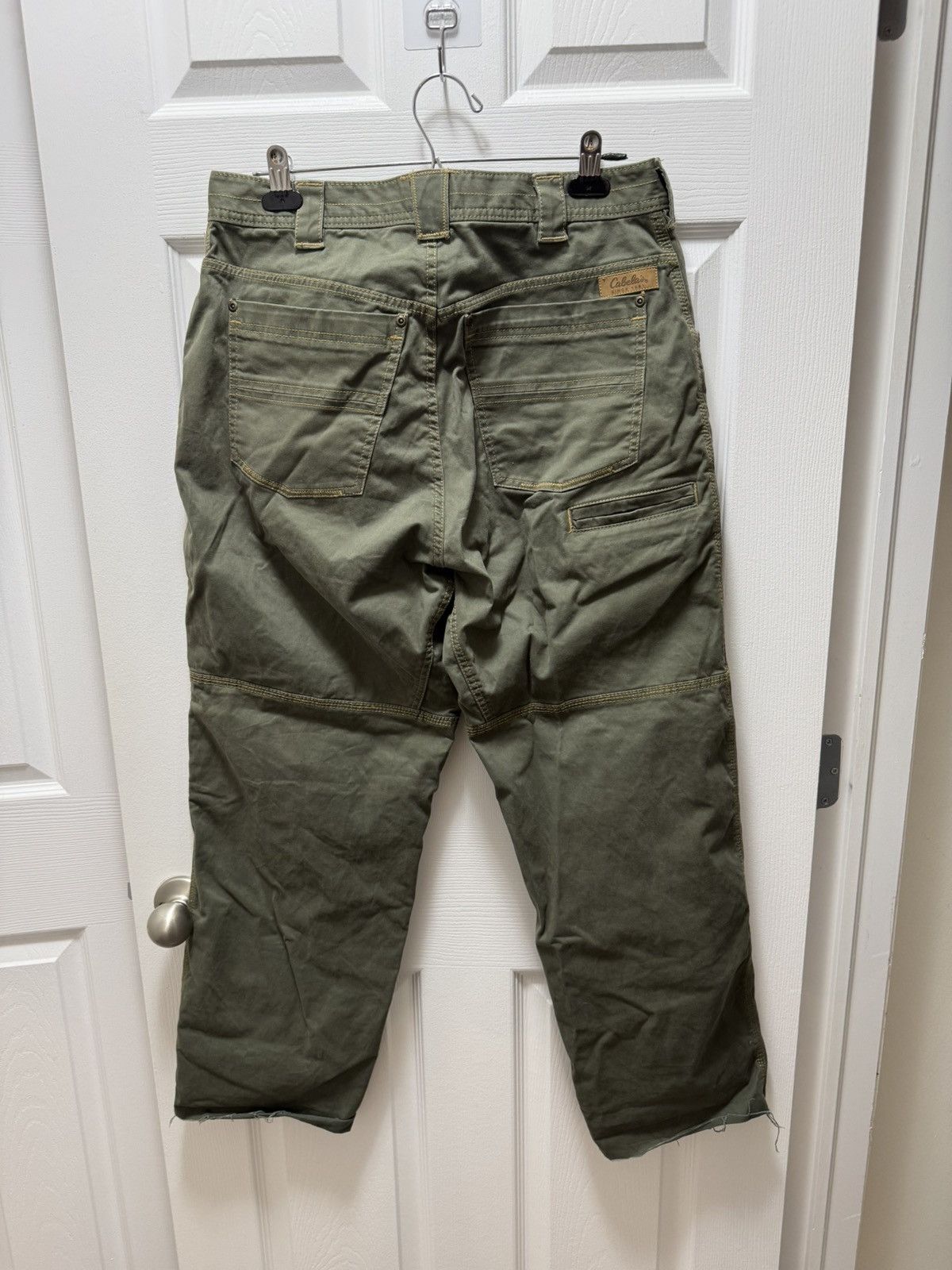 Cabelas Cabelas Green Double Knee Cargo Streetwear Pants Vintage Size US 34 / EU 50 - 5 Thumbnail