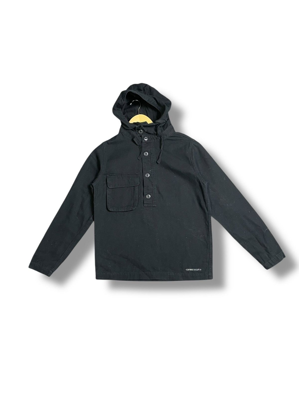 Avirex × Vintage Avirex U.S.A x Vintage Army Hooded Jacket (38) Size US S / EU 44-46 / 1 - 1 Thumbnail