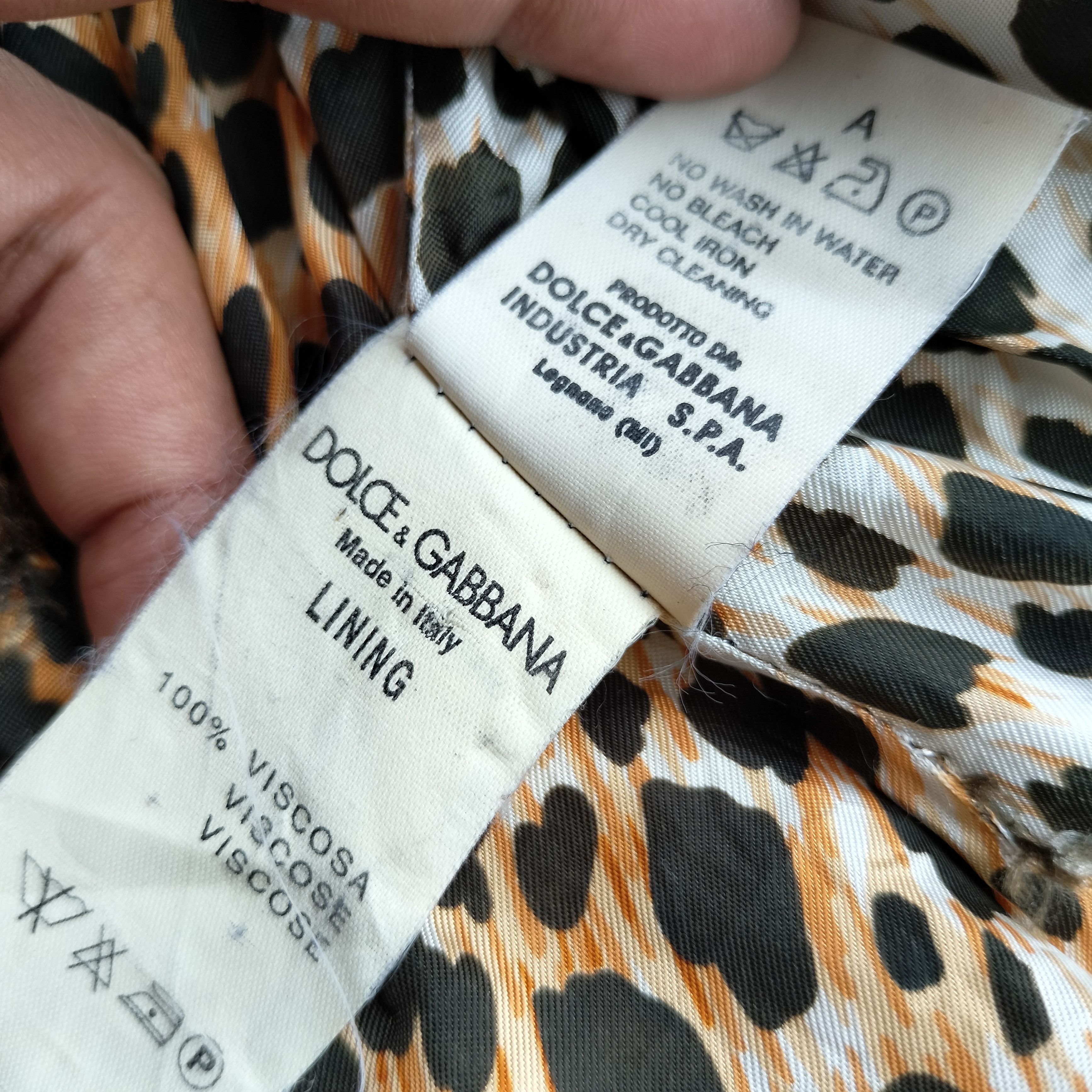 Dolce & Gabbana Dolce & Gabbana destroy leopard inner denim jacket Size XS / US 0-2 / IT 36-38 - 7 Thumbnail