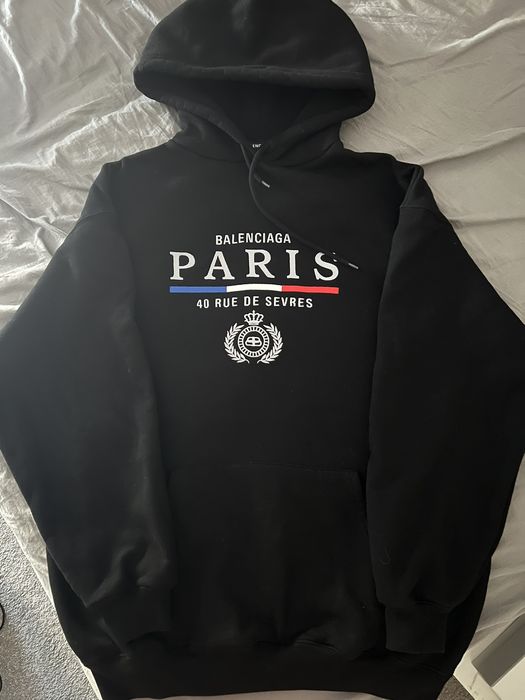 Balenciaga paris discount hoodie grailed