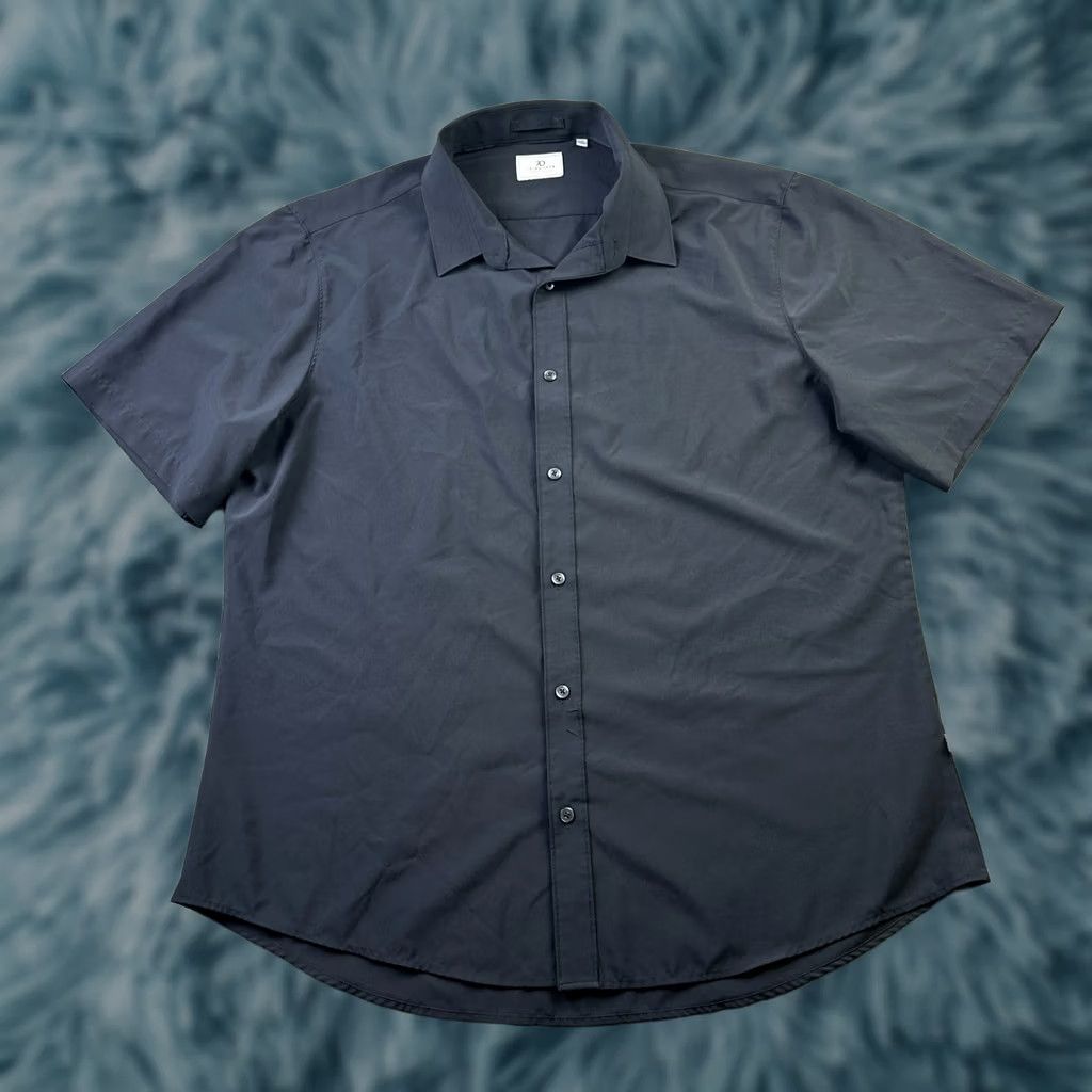 Vintage 7 Diamonds Mens Blue Button Up Shirt 2XL 4 Way Stretch Performance Size US XXL / EU 58 / 5 - 1 Thumbnail