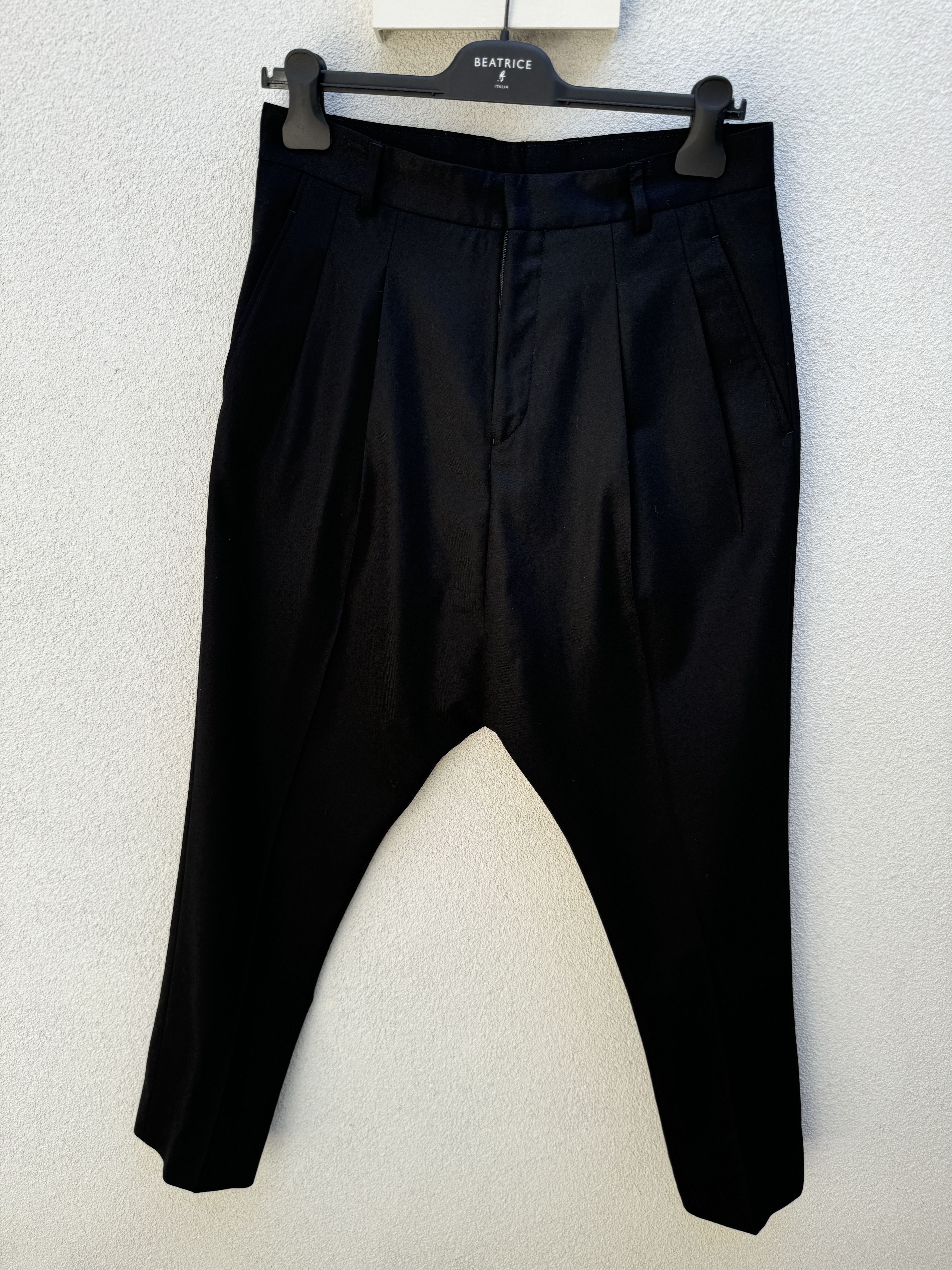 Givenchy Wool Drop Crotch - Pad - Harem Trousers EU 46