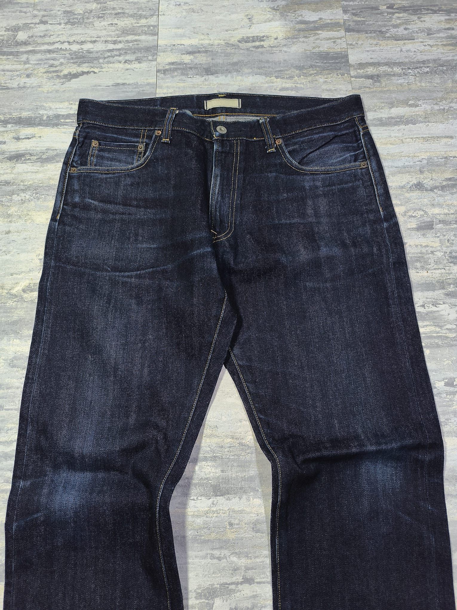 uniqlo selvedge denim jeans regular fit 34x34