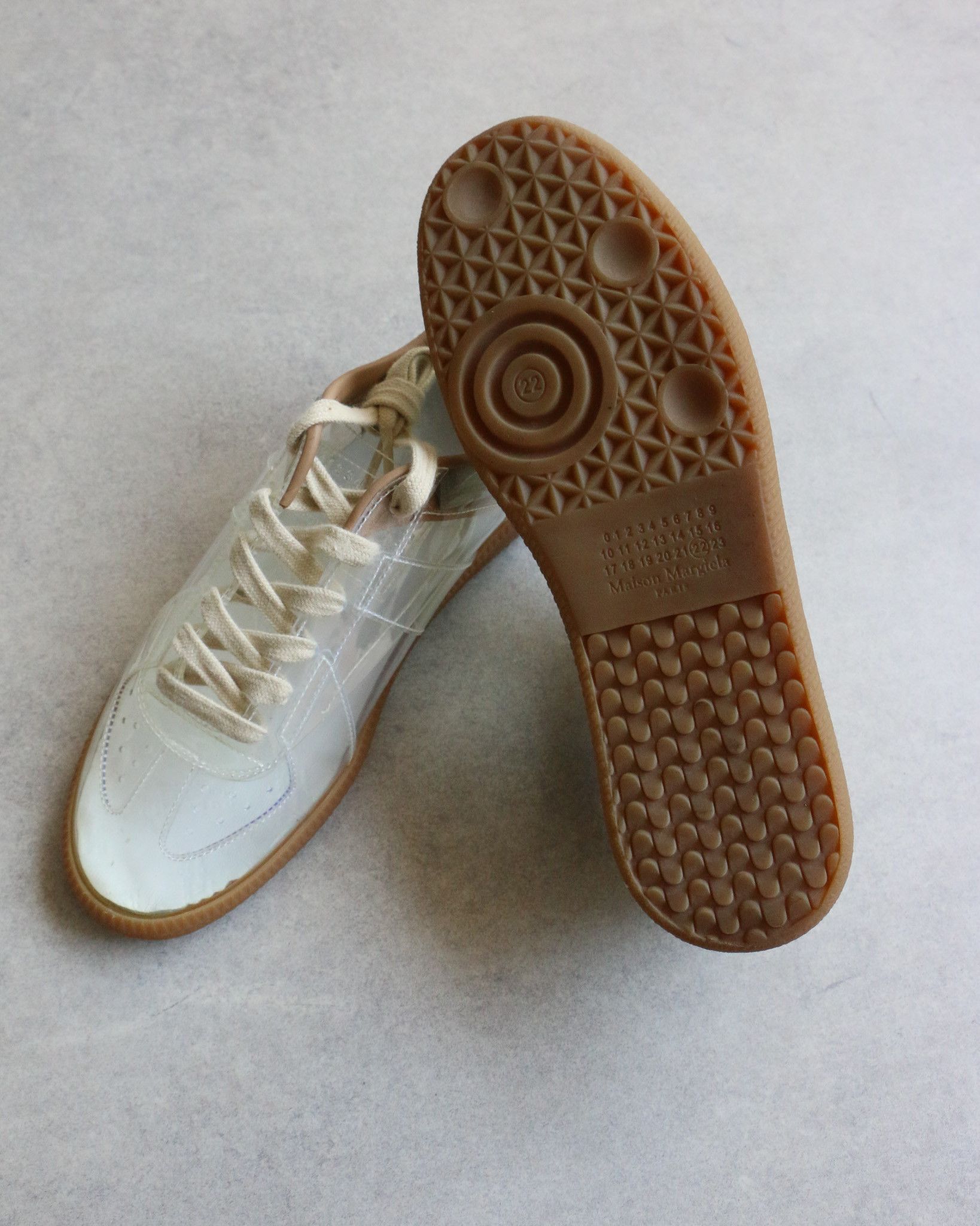 Maison Margiela Maison Margiela Replica Translucent GAT Sneaker Translucent Size US 5.5 / EU 38 - 6 Thumbnail