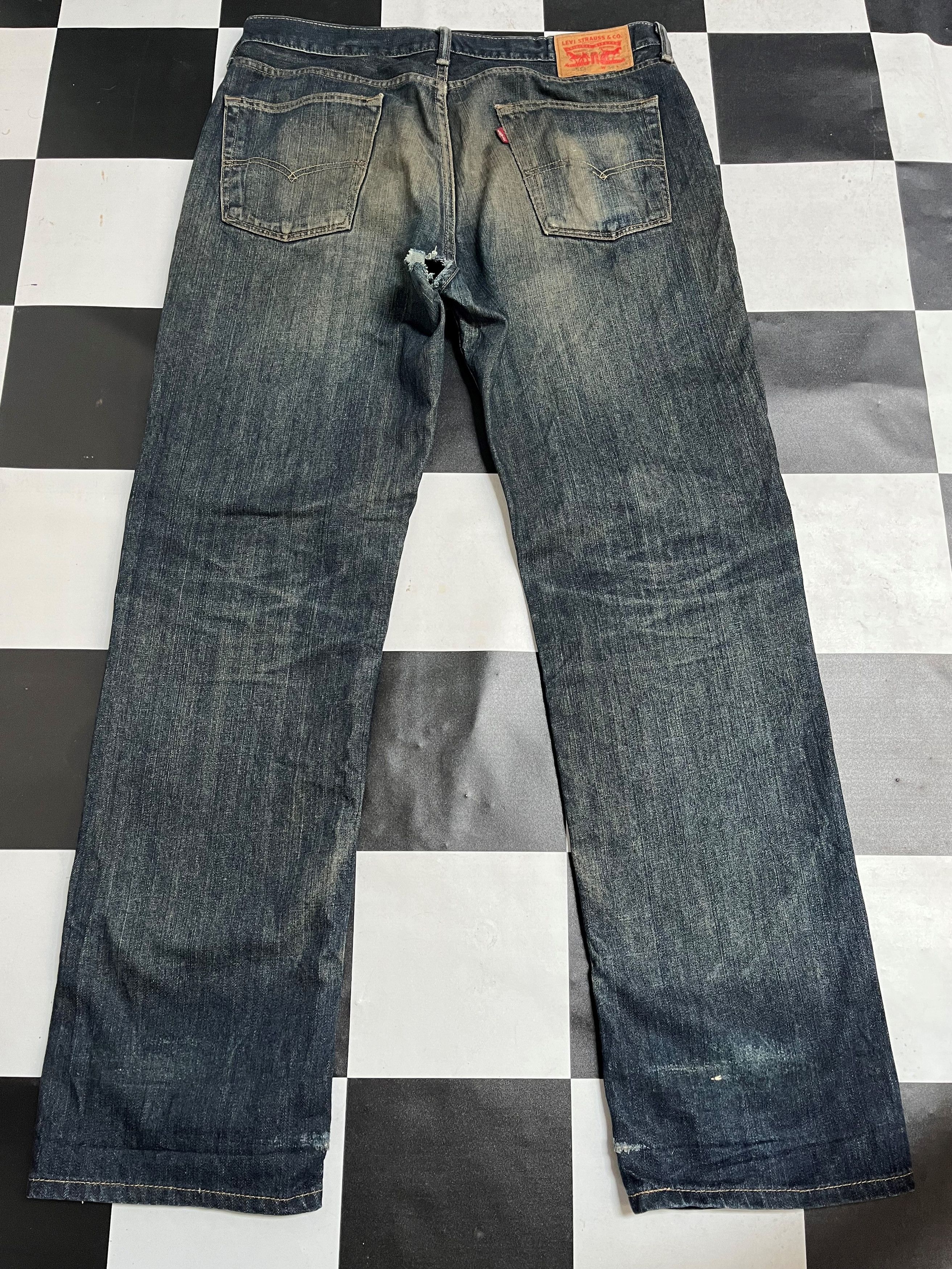 Levi's Levis 514 Jeans 36x34 - L173 Size US 36 / EU 52 - 2 Thumbnail