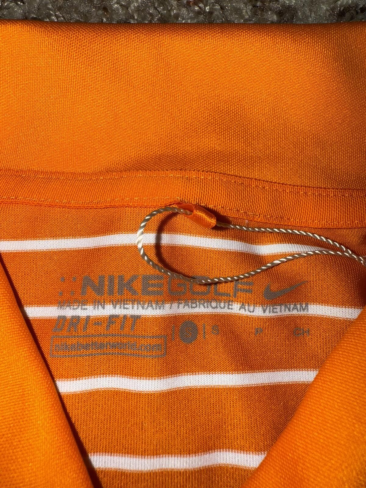 Nike Nike Golf Womens Dri Fit Stripe Polo Shirt Sample Size S / US 4 / IT 40 - 3 Thumbnail